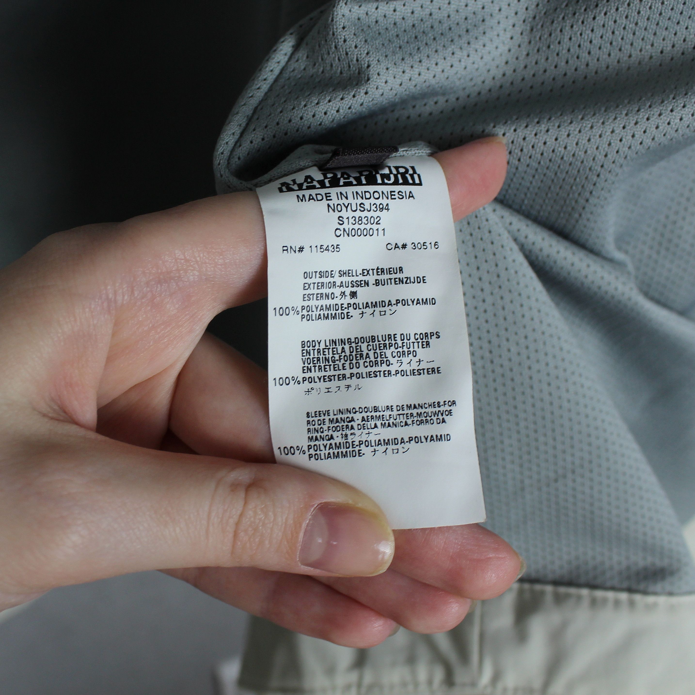 Napapijri Napapijri Beige Jacket Size L XL Size US XL / EU 56 / 4 - 13 Thumbnail