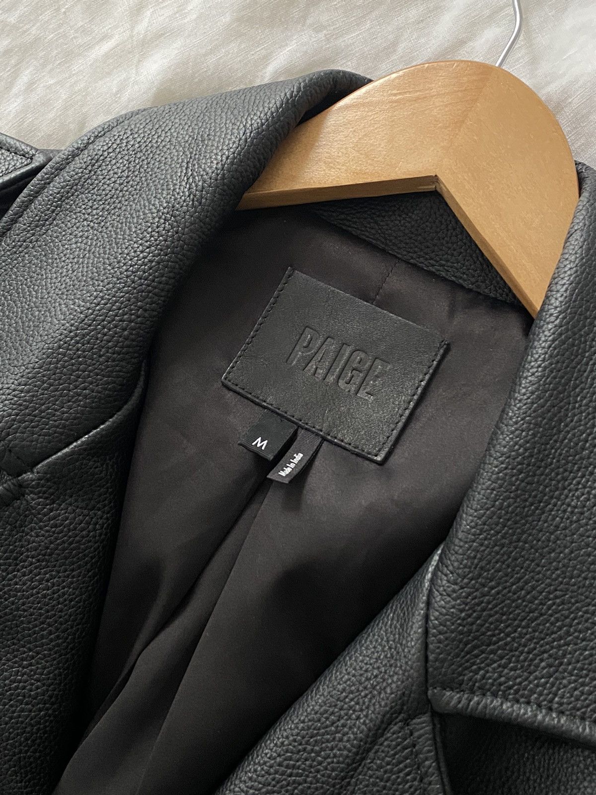 Paige Leather Moto Jacket Size US M / EU 48-50 / 2 - 3 Thumbnail