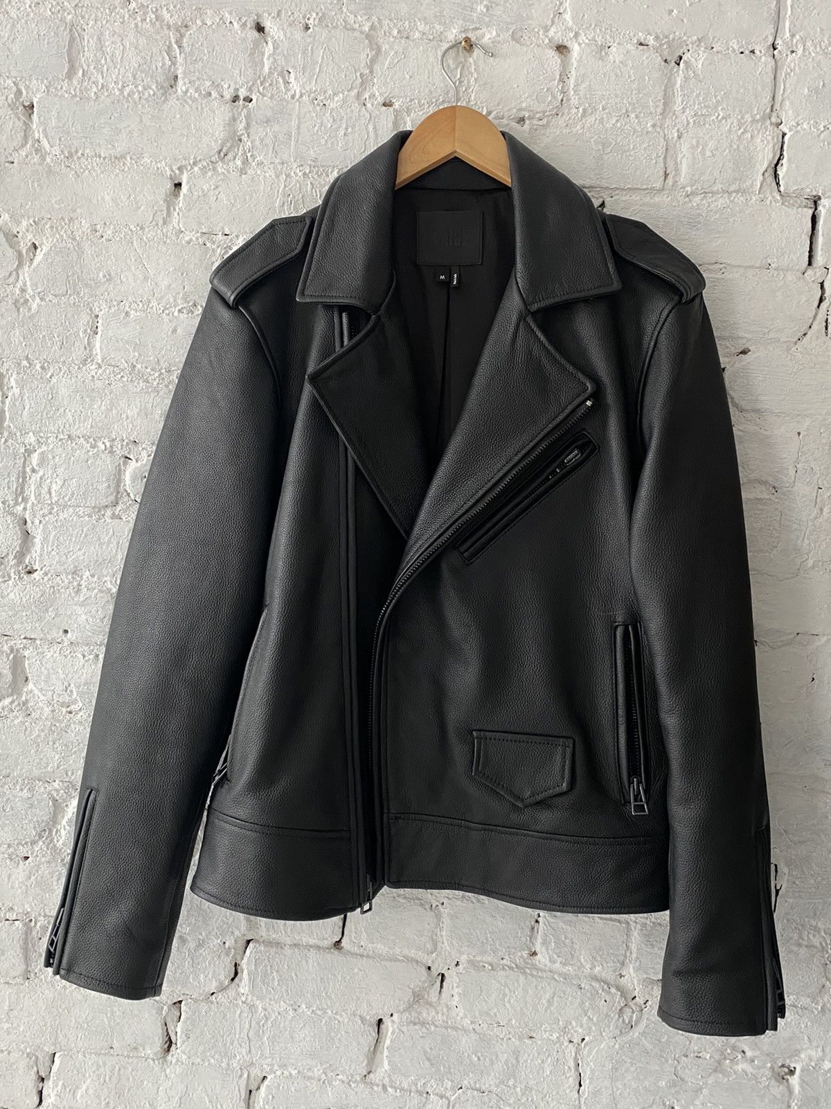 Paige Leather Moto Jacket Size US M / EU 48-50 / 2 - 1 Thumbnail