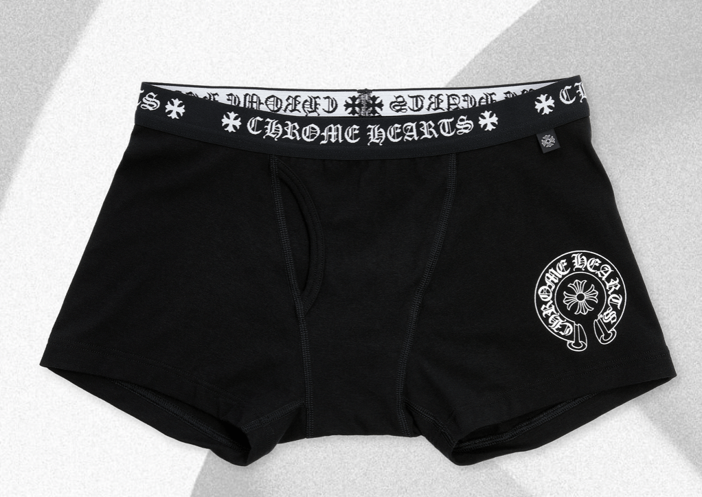 Chrome Hearts Chrome Hearts Boxer Brief Underwear - Black and White ...