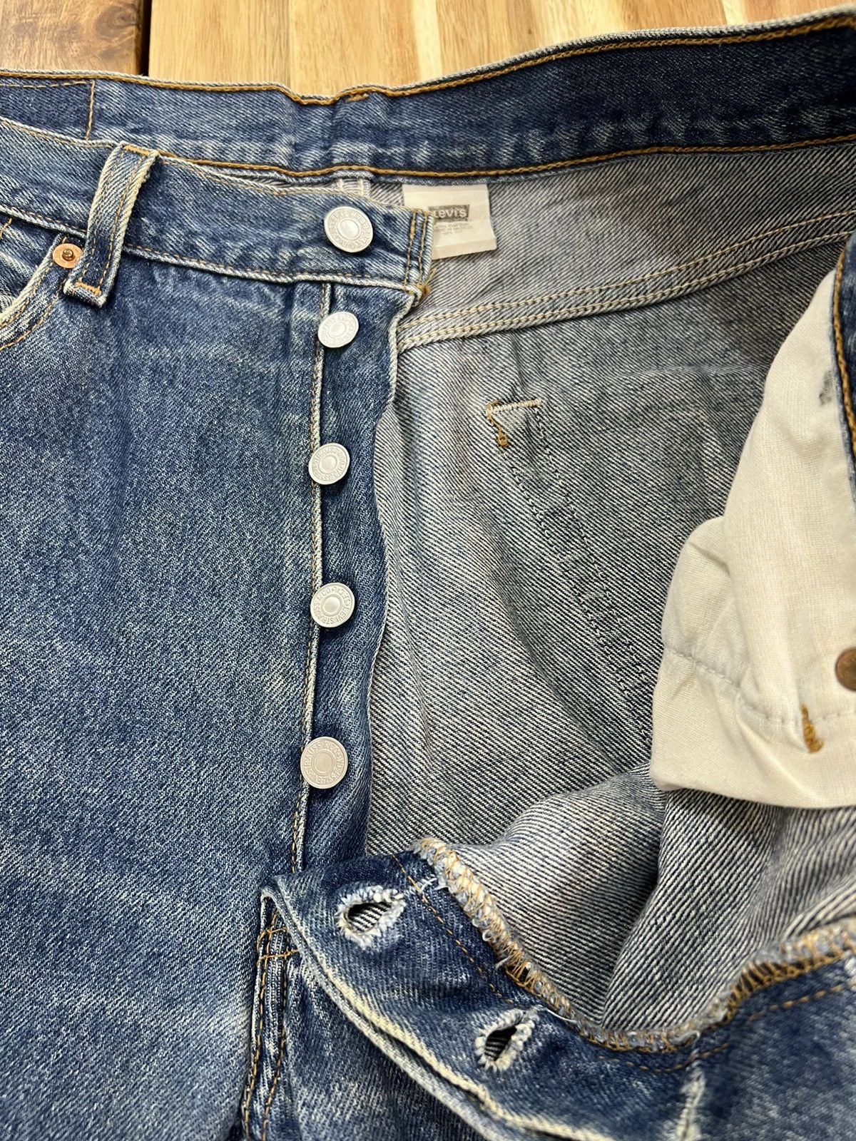 Levi's Vintage Clothing Vintage Levi’s 501xx Denim Jenim Size US 33 - 5 Thumbnail