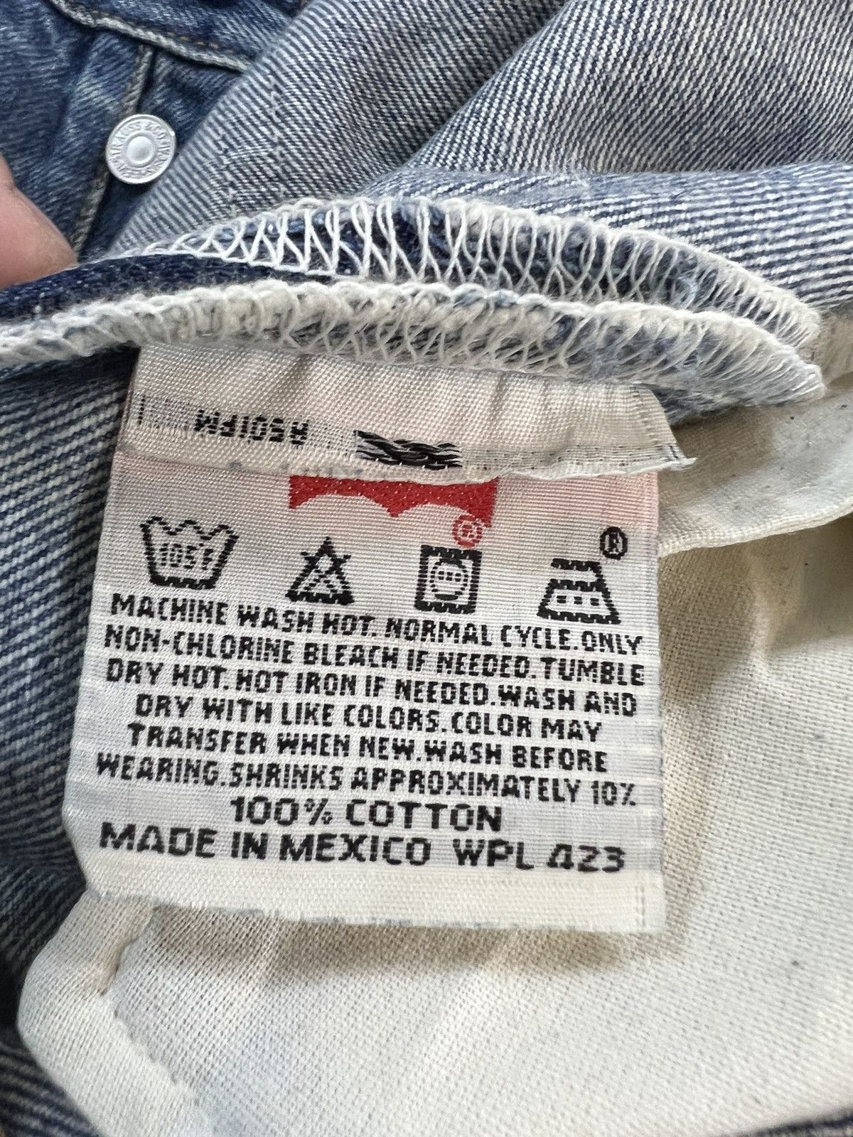 Levi's Vintage Clothing Vintage Levi’s 501xx Denim Jenim Size US 33 - 8 Thumbnail