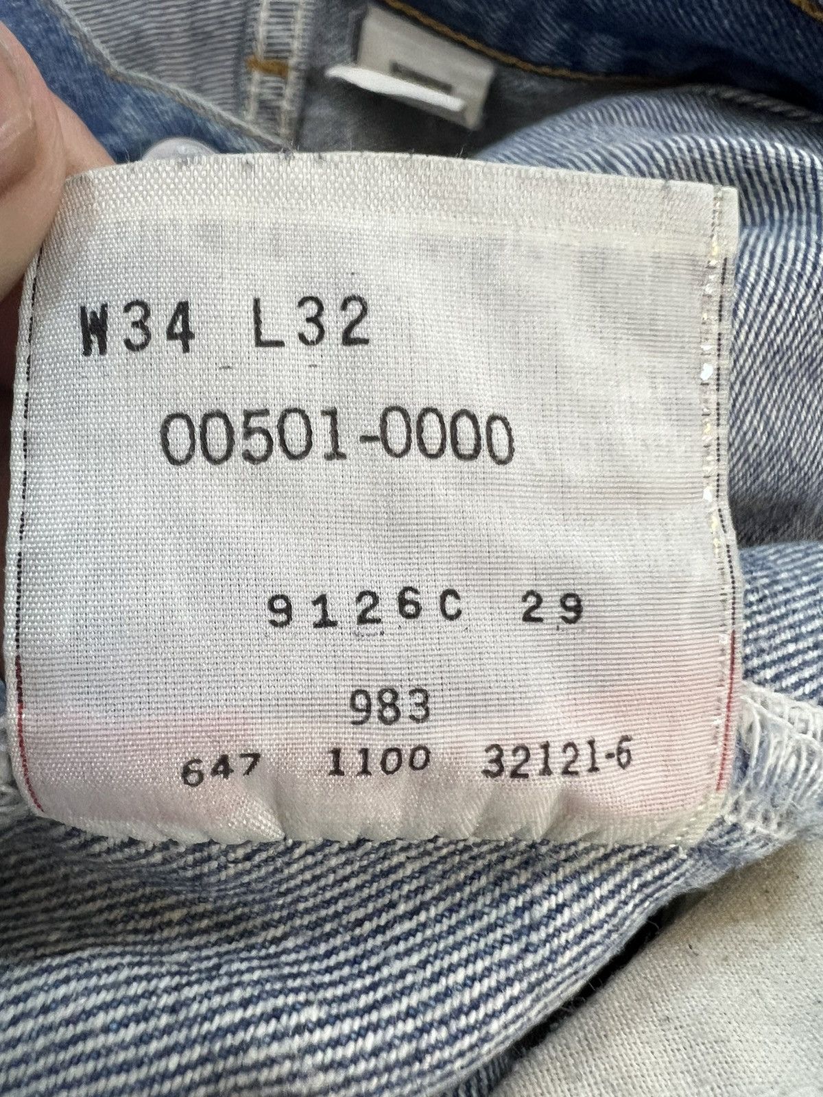 Levi's Vintage Clothing Vintage Levi’s 501xx Denim Jenim Size US 33 - 9 Thumbnail