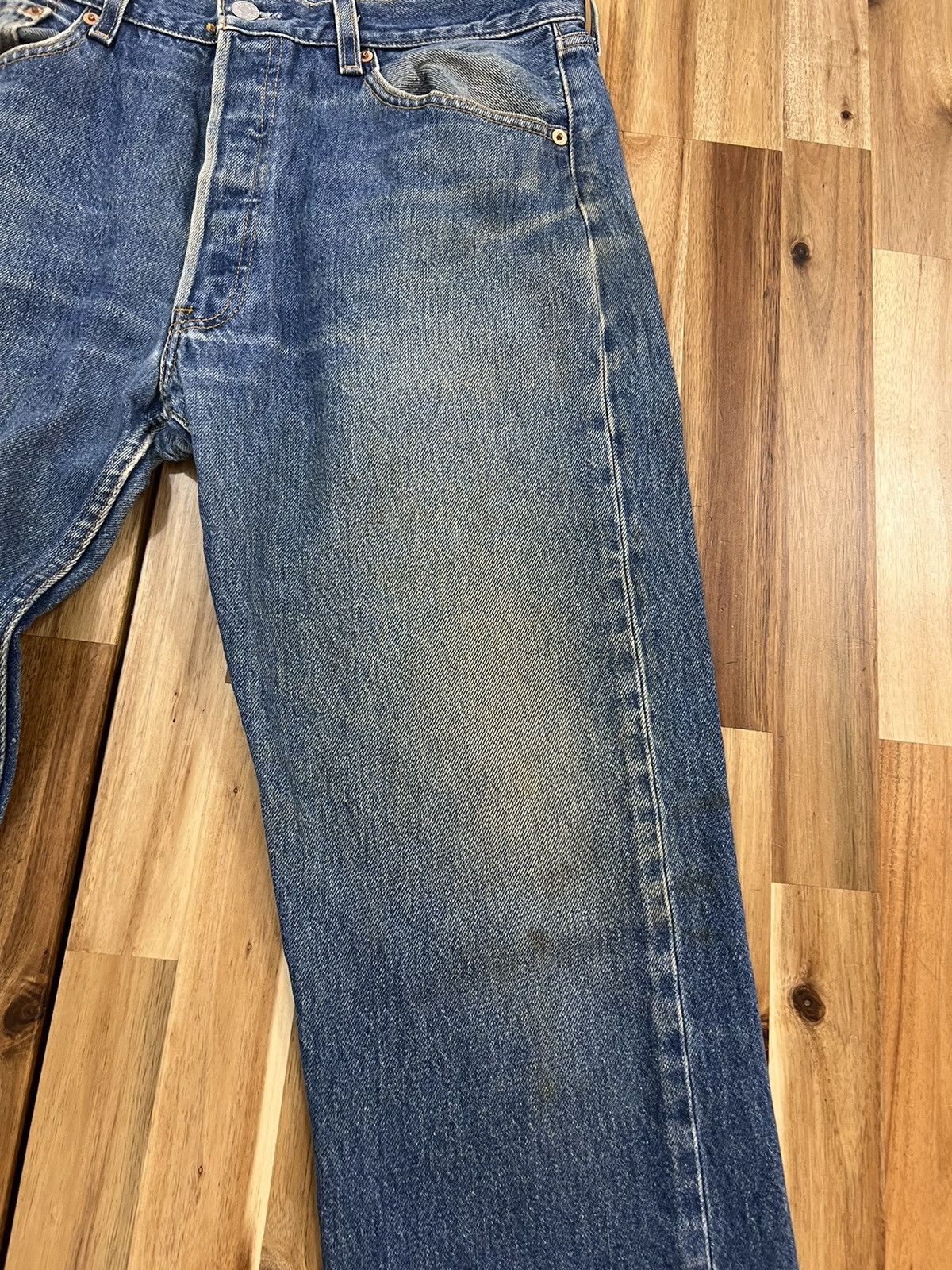 Levi's Vintage Clothing Vintage Levi’s 501xx Denim Jenim Size US 33 - 2 Thumbnail