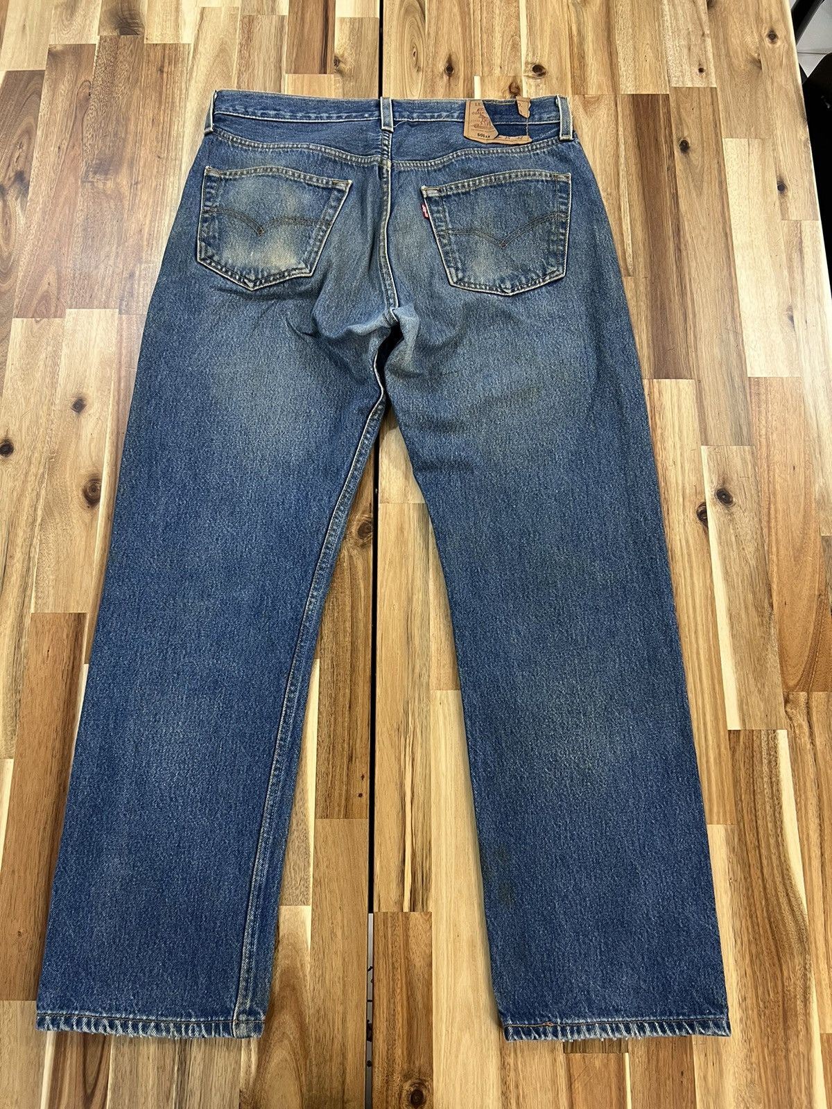 Levi's Vintage Clothing Vintage Levi’s 501xx Denim Jenim Size US 33 - 12 Thumbnail