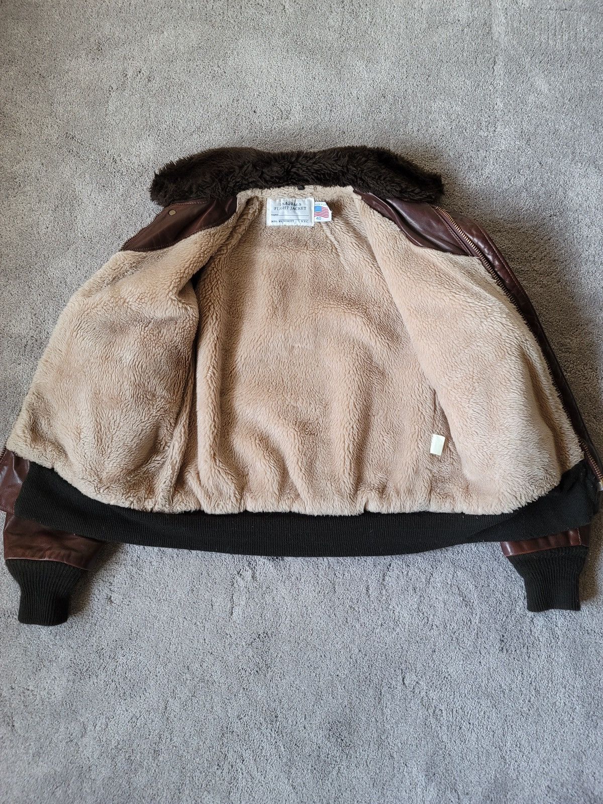 Schott Vintage Schott IS-674-MS Bomber - Sz 40 Size US M / EU 48-50 / 2 - 5 Thumbnail