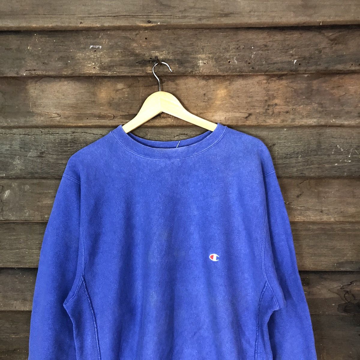 Champion (Reverse Weave) Champion vintage Blue Sweatshirt #4734 Size US L / EU 52-54 / 3 - 2 Thumbnail