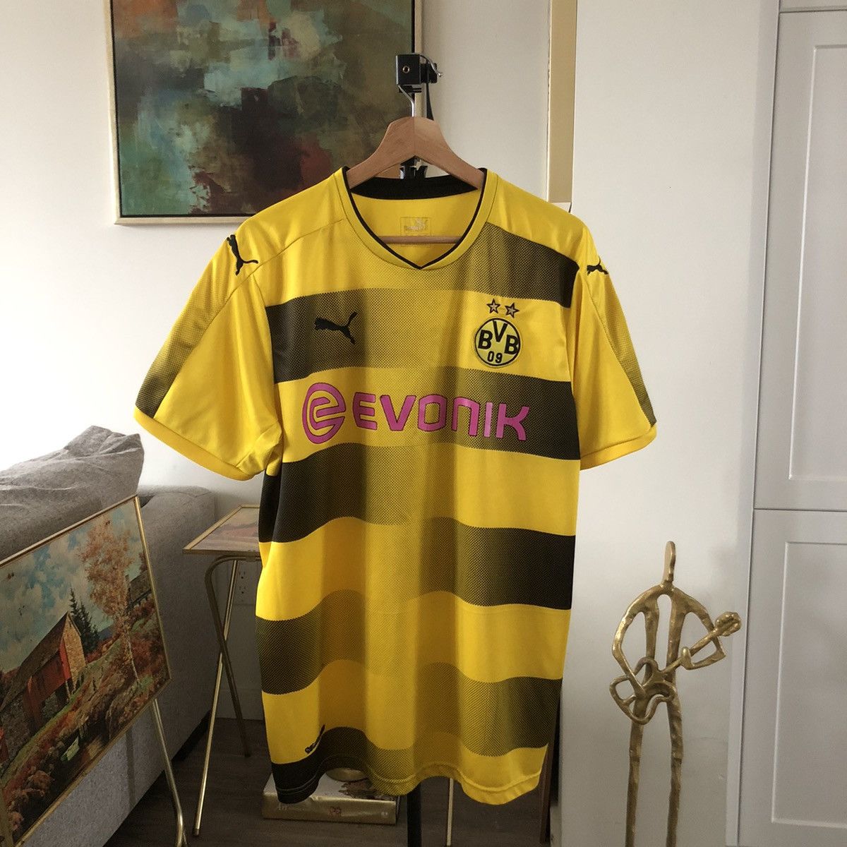 Borussia Dortmund 2017/2018 #91 puma home jersey