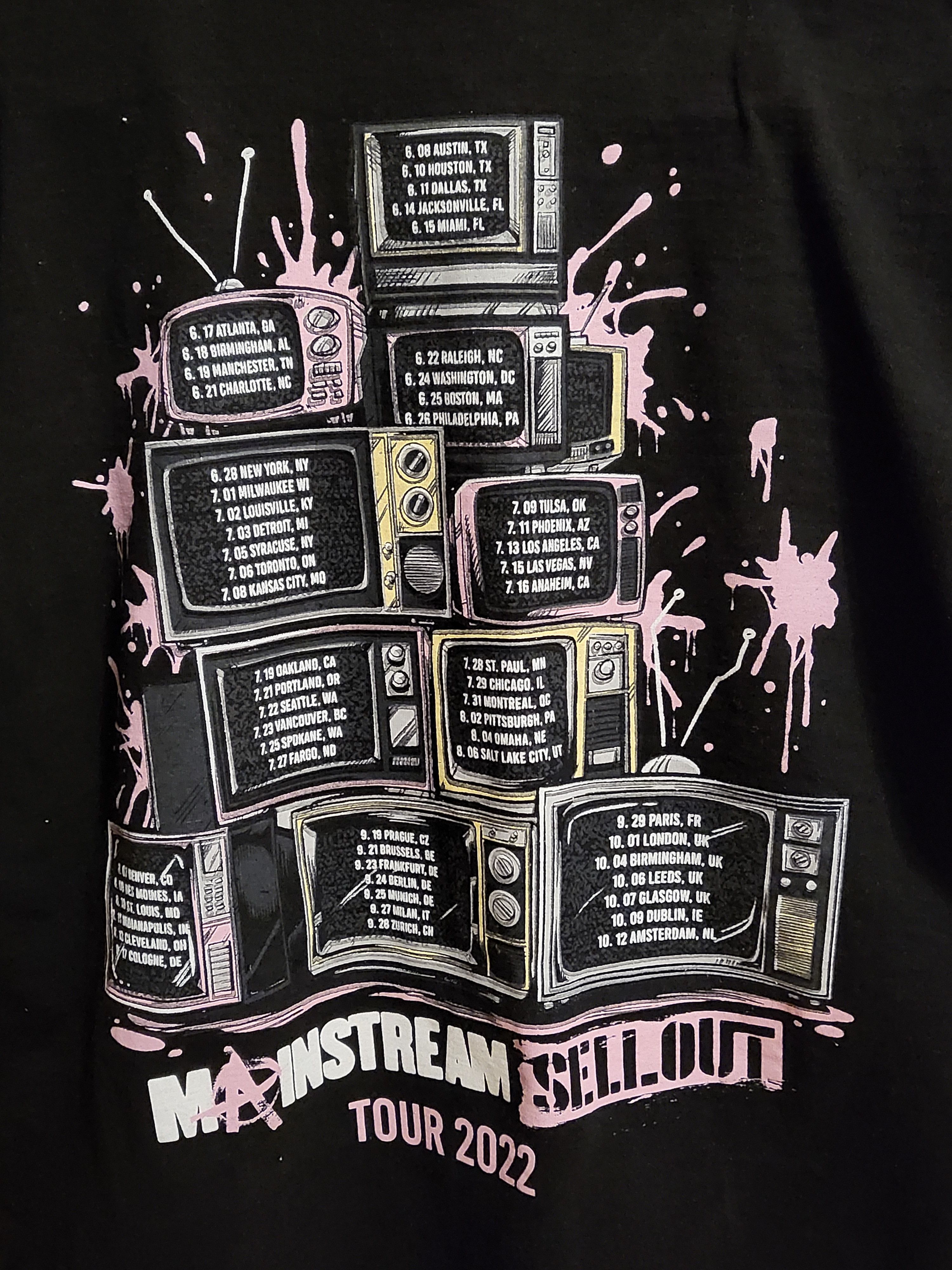 Band Tees Machine Gun Kelly Mainstream Sellout 2022 Official Tour MGK Size US L / EU 52-54 / 3 - 4 Thumbnail