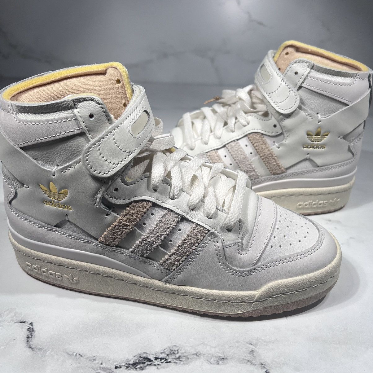 Adidas Forum 84 Hi Cloud White Magic Beige Alumina Sneakers