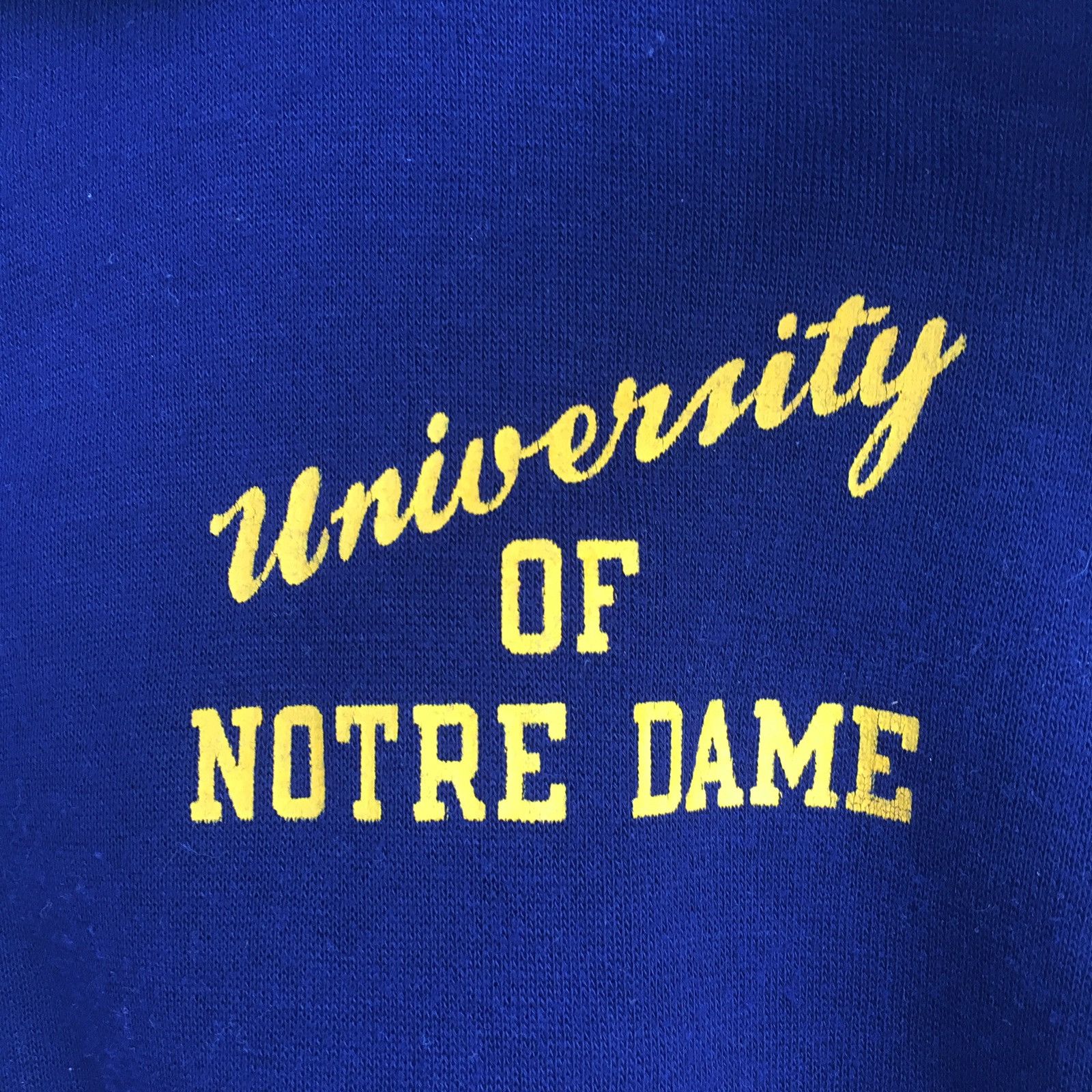 Champion Vintage 70s Champion Blue Bar University Of North Dame Size US M / EU 48-50 / 2 - 5 Thumbnail