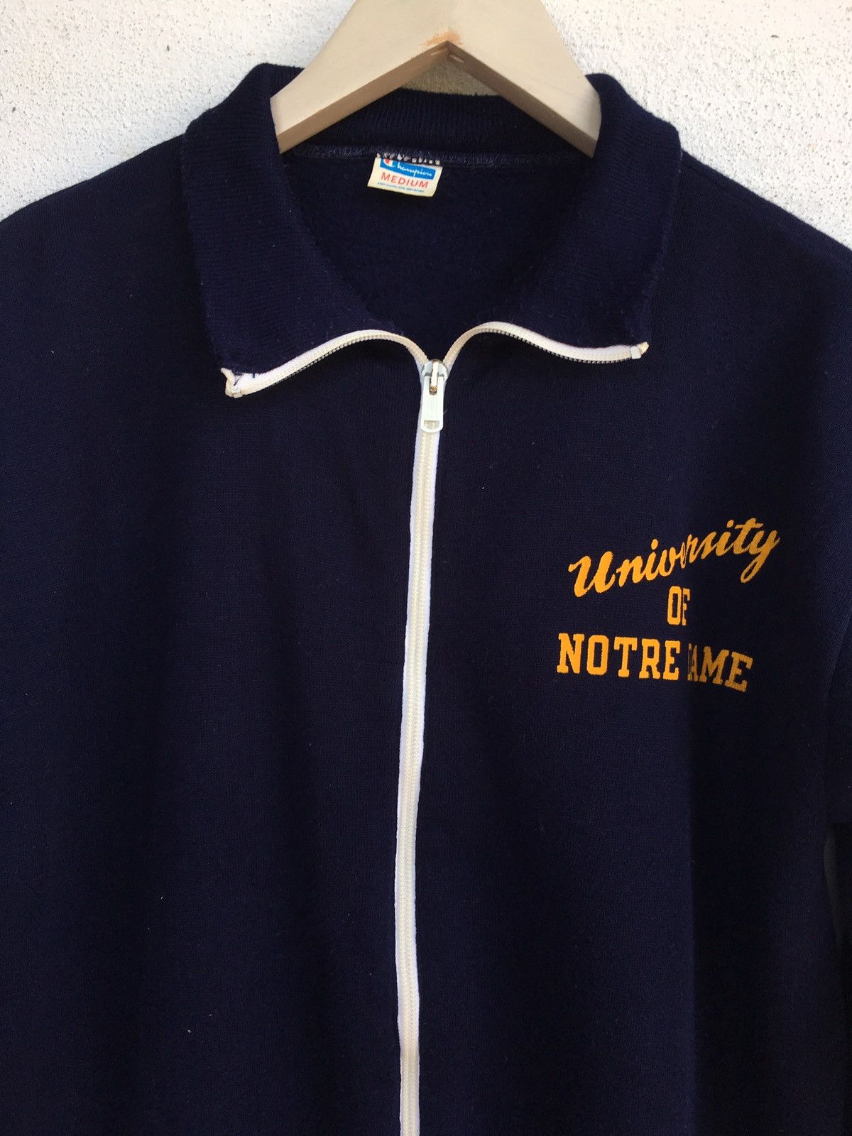 Champion Vintage 70s Champion Blue Bar University Of North Dame Size US M / EU 48-50 / 2 - 3 Thumbnail