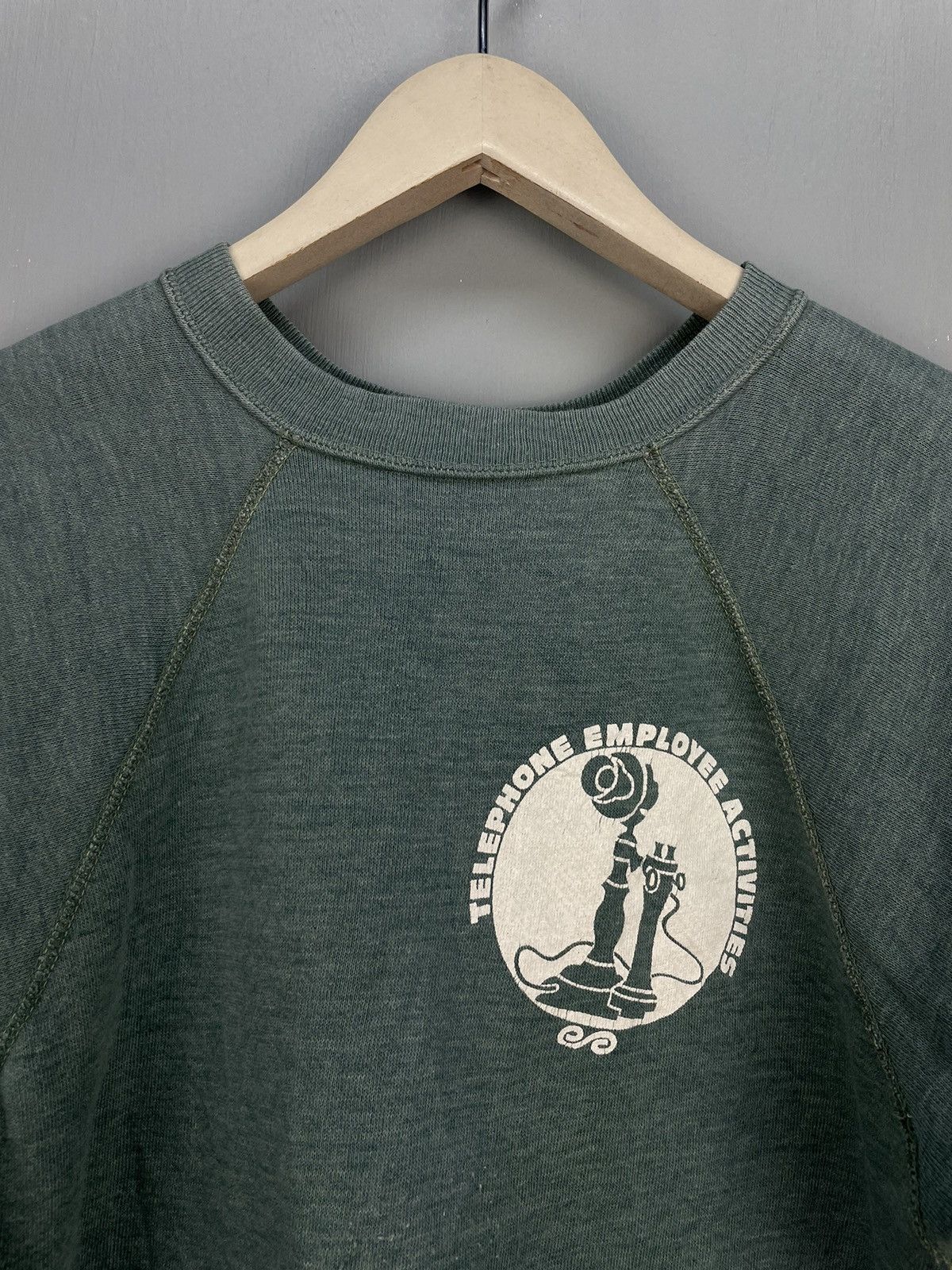 Vintage Vintage 70s Bell System Property sweatshirt Size US M / EU 48-50 / 2 - 3 Thumbnail