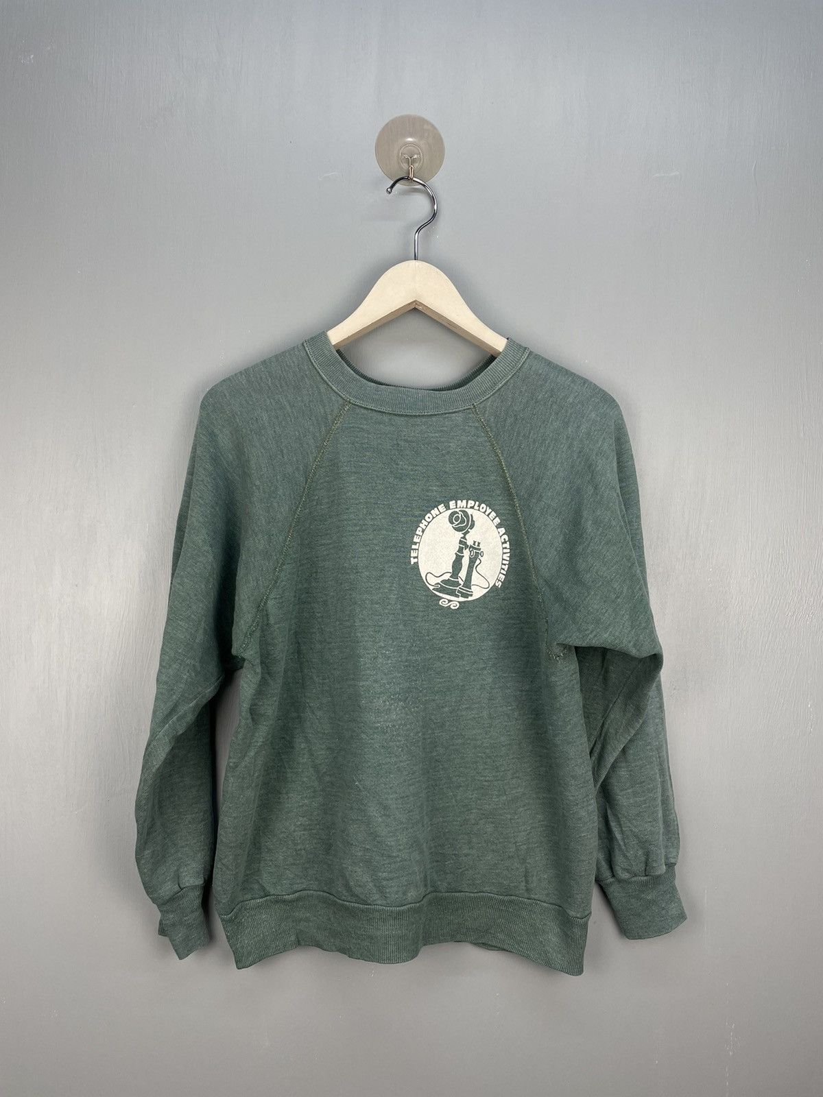 Vintage Vintage 70s Bell System Property sweatshirt Size US M / EU 48-50 / 2 - 1 Thumbnail