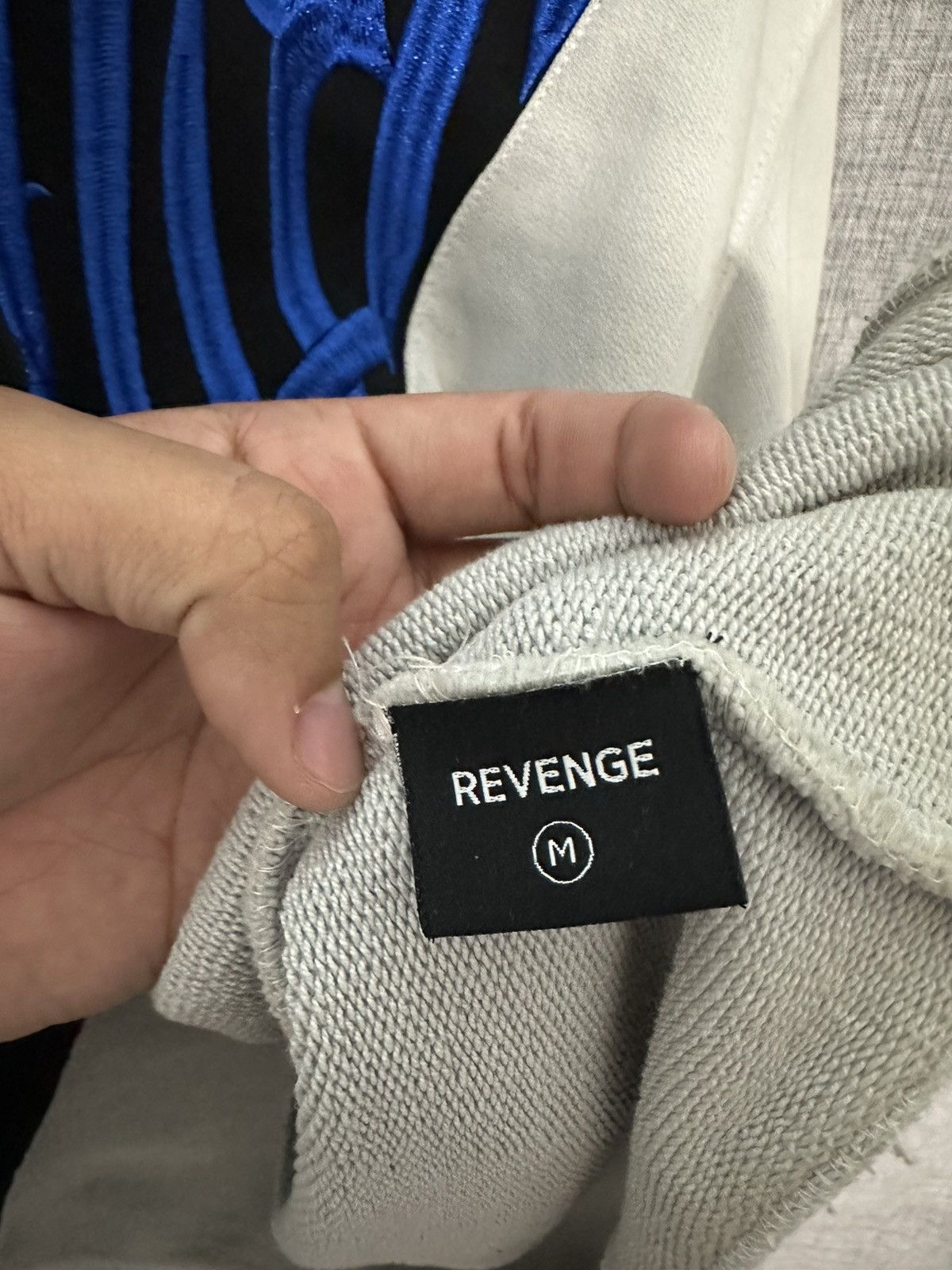Revenge Revenge Black/White Split Hoodie Size US M / EU 48-50 / 2 - 3 Thumbnail