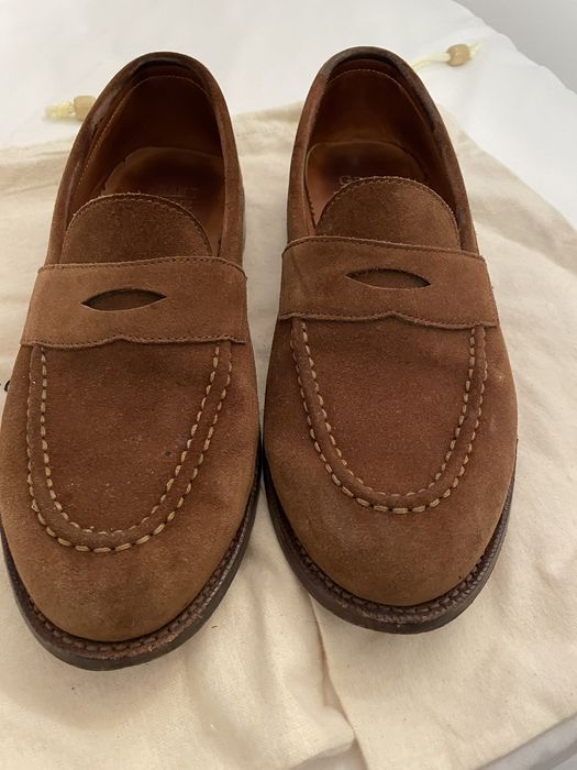 Grant Stone Grant Stone Traveler Penny Loafer Bourbon Suede (size 9D ...