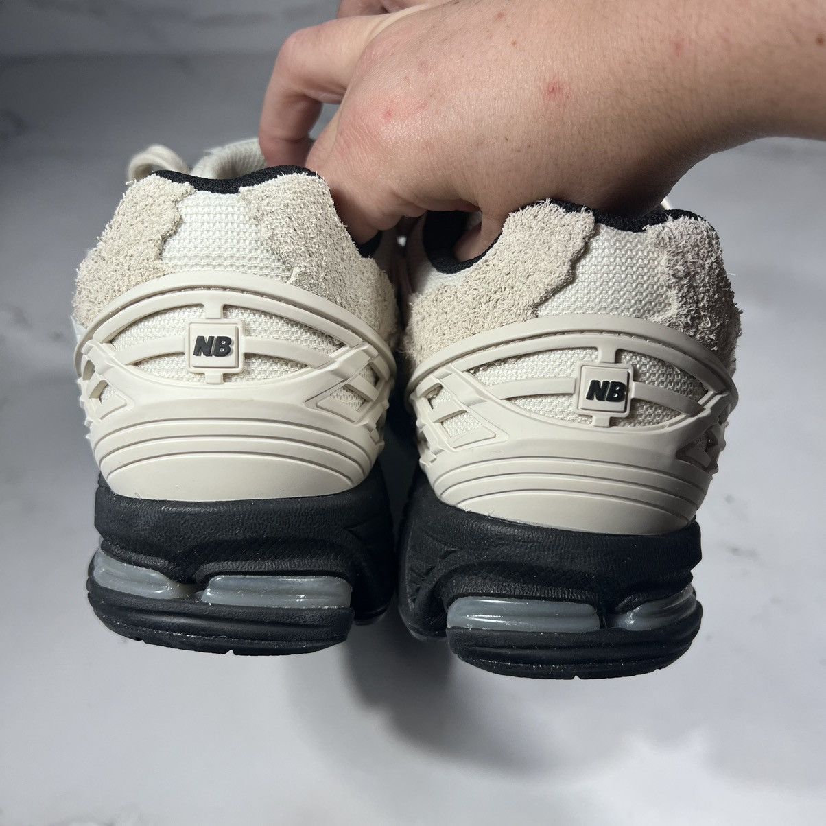 CNCPTS × New Balance New Balance X Concepts Pack 1906 R Beige Black Suede Sneaker Size US 12 / IT 42 - 3 Thumbnail
