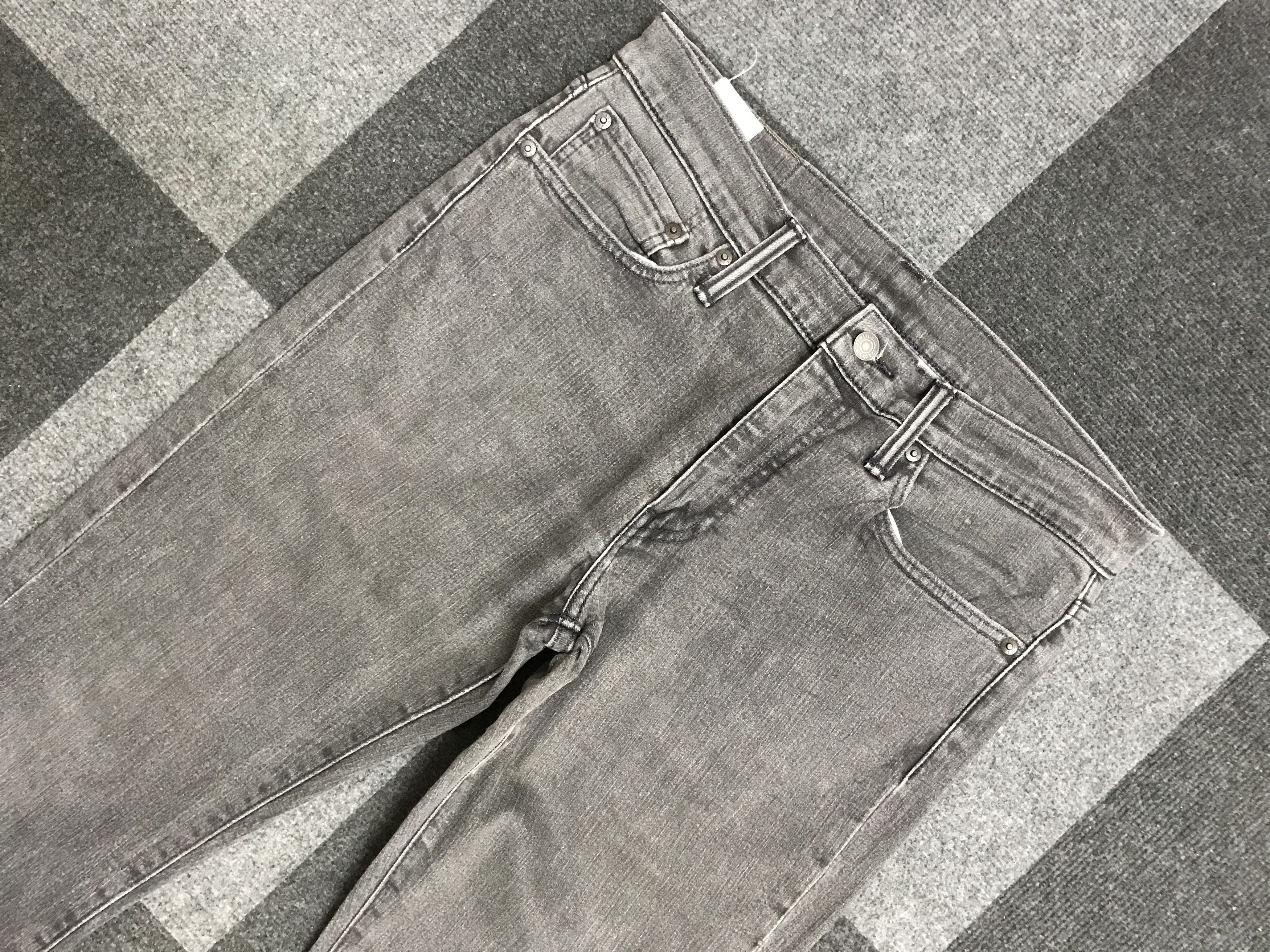 Levi's VL179-Levis 511 Black Wash Skinny Jeans Size US 33 - 2 Thumbnail