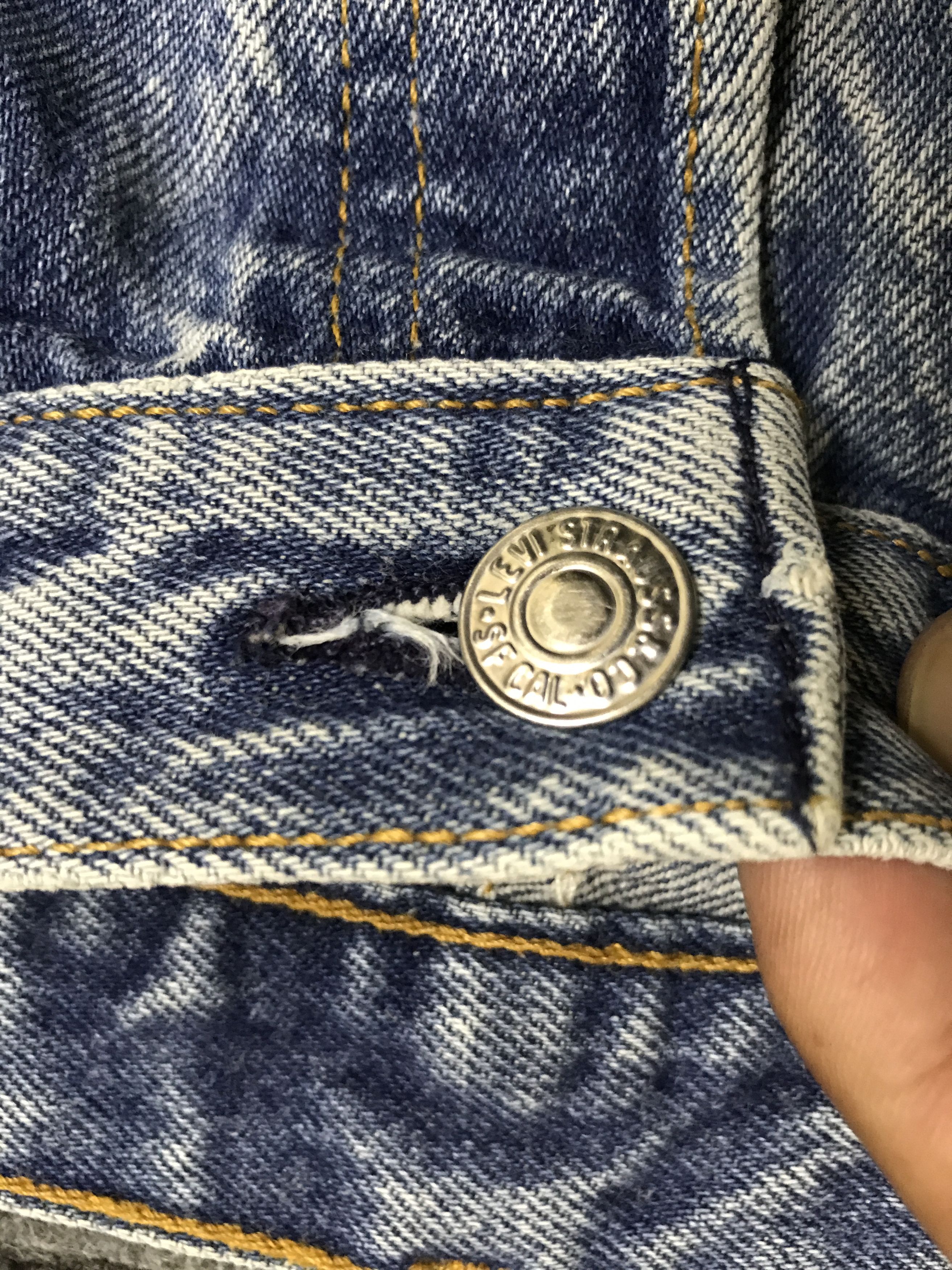 Levi's × Vintage VL180-Vintage Levis 501xx Dirty Distressed Jeans Size US 35 - 7 Thumbnail