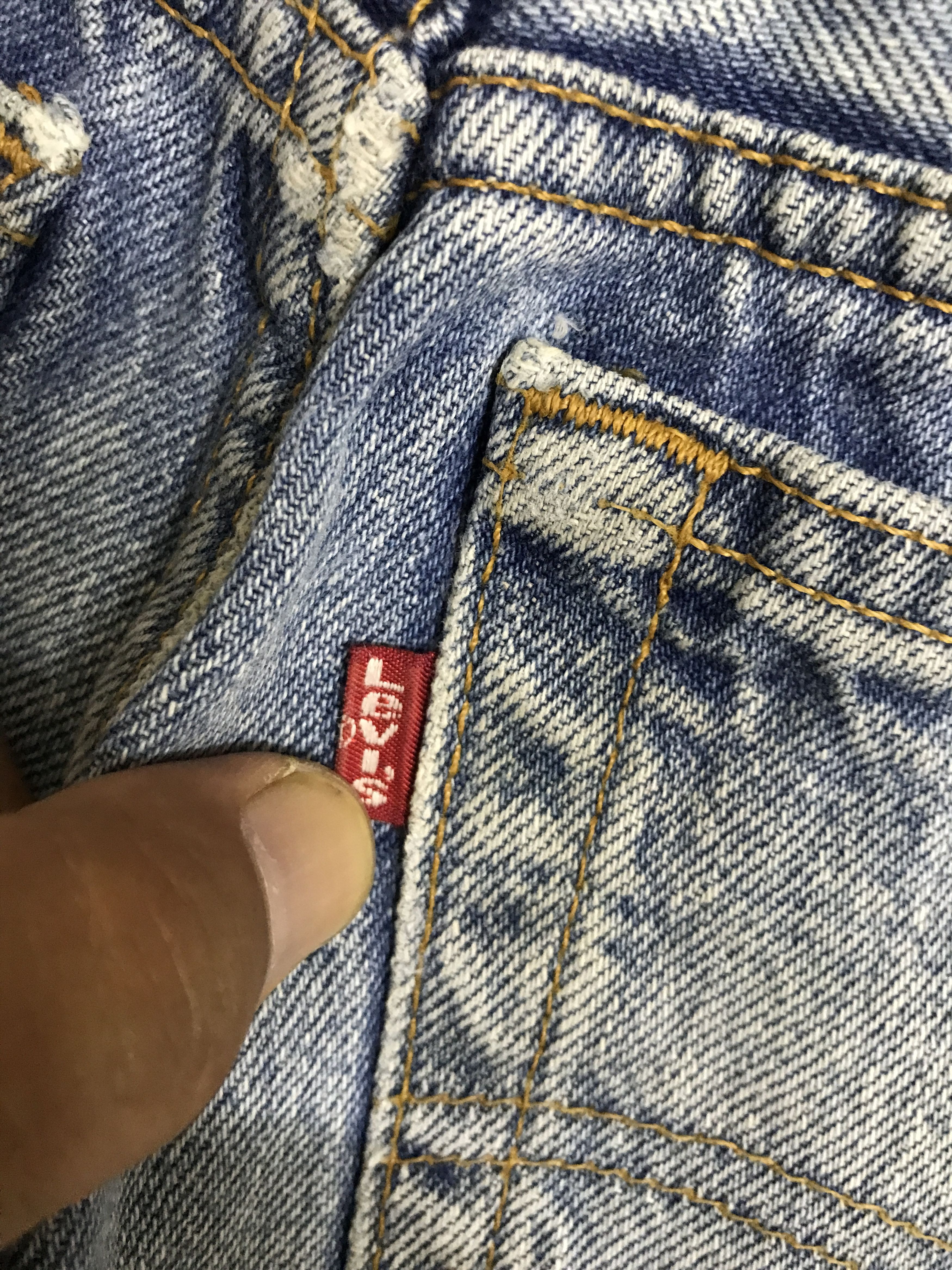 Levi's × Vintage VL180-Vintage Levis 501xx Dirty Distressed Jeans Size US 35 - 16 Thumbnail