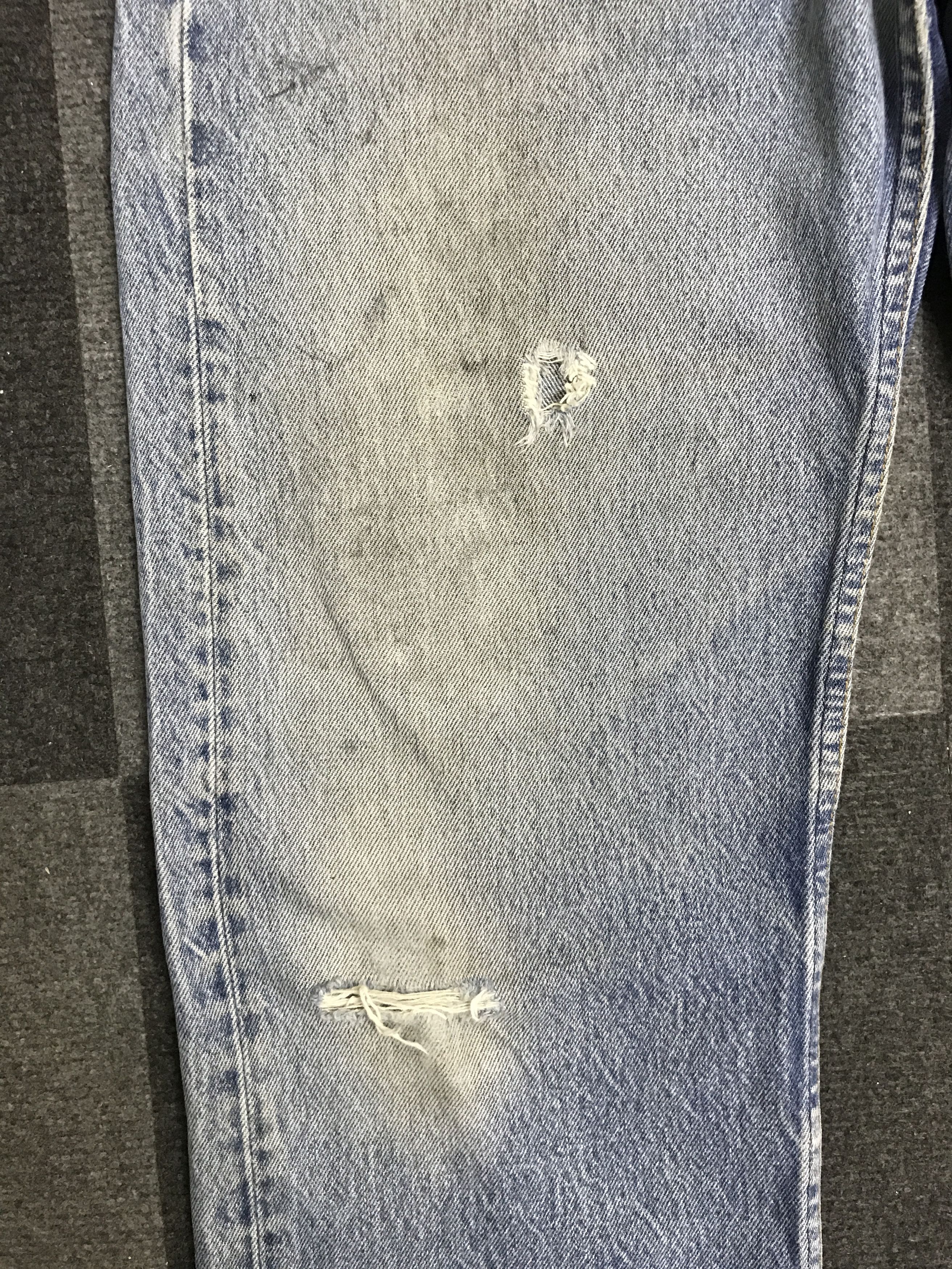 Levi's × Vintage VL180-Vintage Levis 501xx Dirty Distressed Jeans Size US 35 - 5 Thumbnail