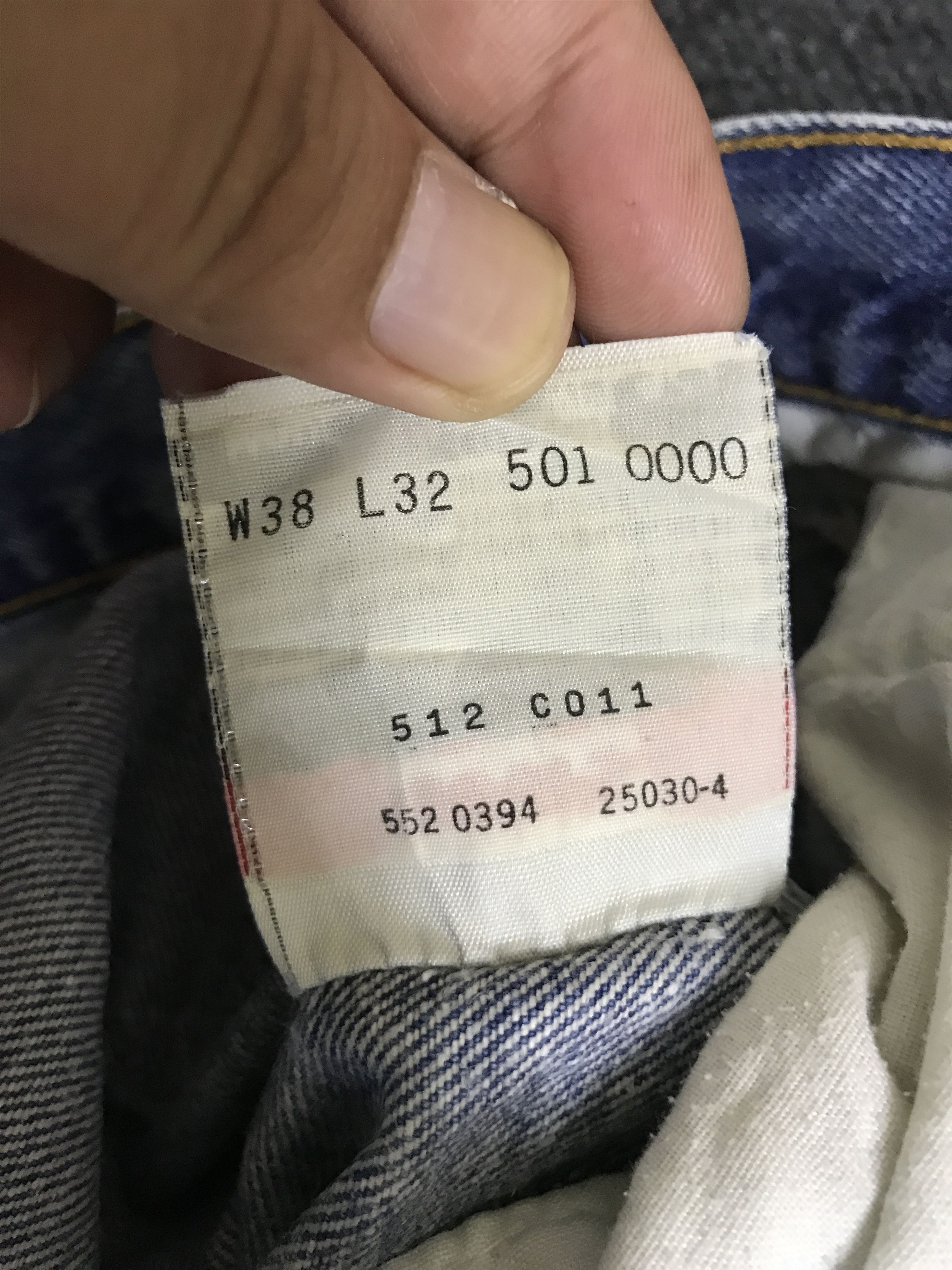 Levi's × Vintage VL180-Vintage Levis 501xx Dirty Distressed Jeans Size US 35 - 18 Thumbnail