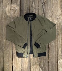 hollister green bomber jacket