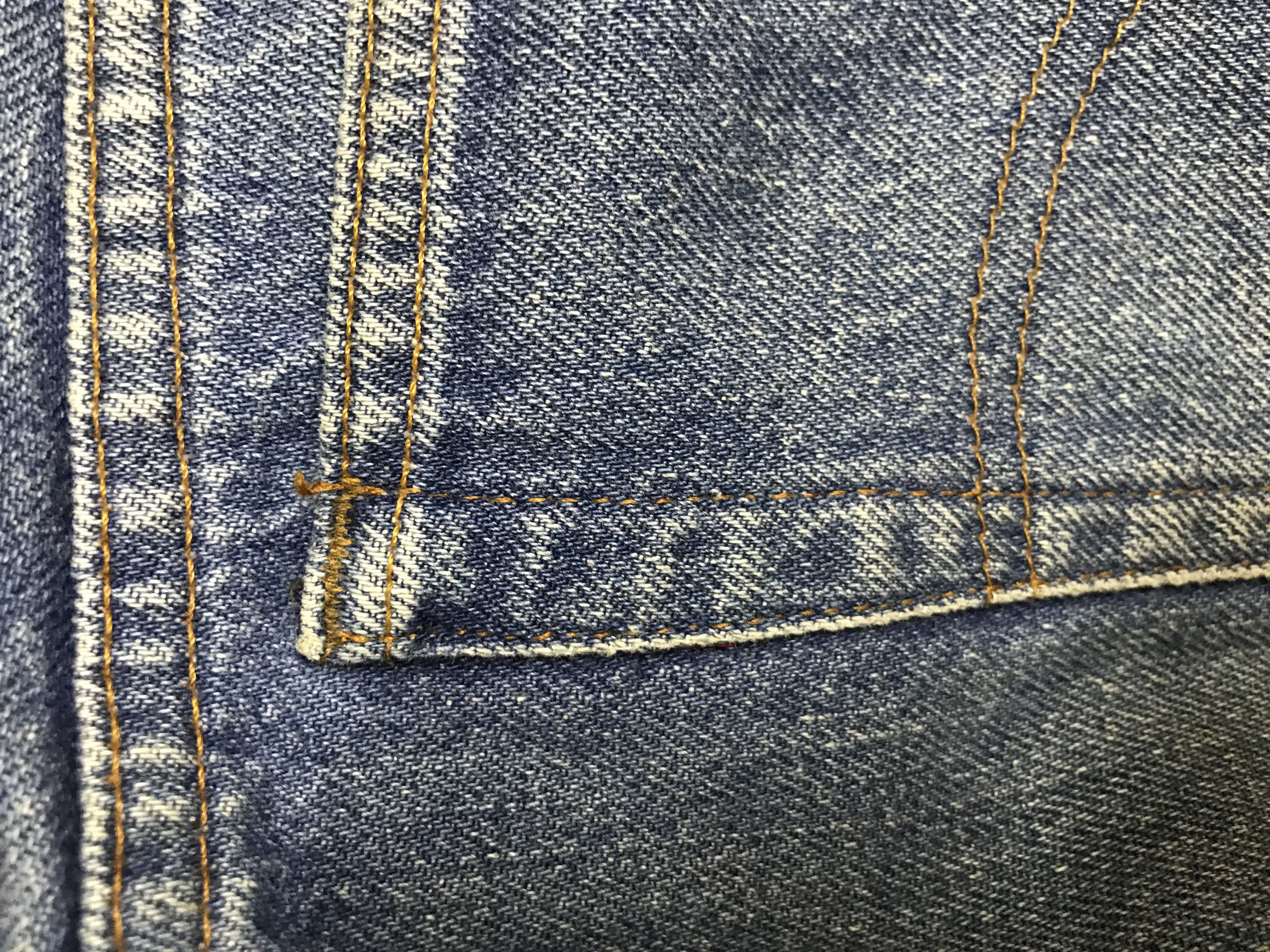 Levi's VL183-Vintage Levis 501 Blue Jeans Released Hem Size US 31 - 14 Thumbnail