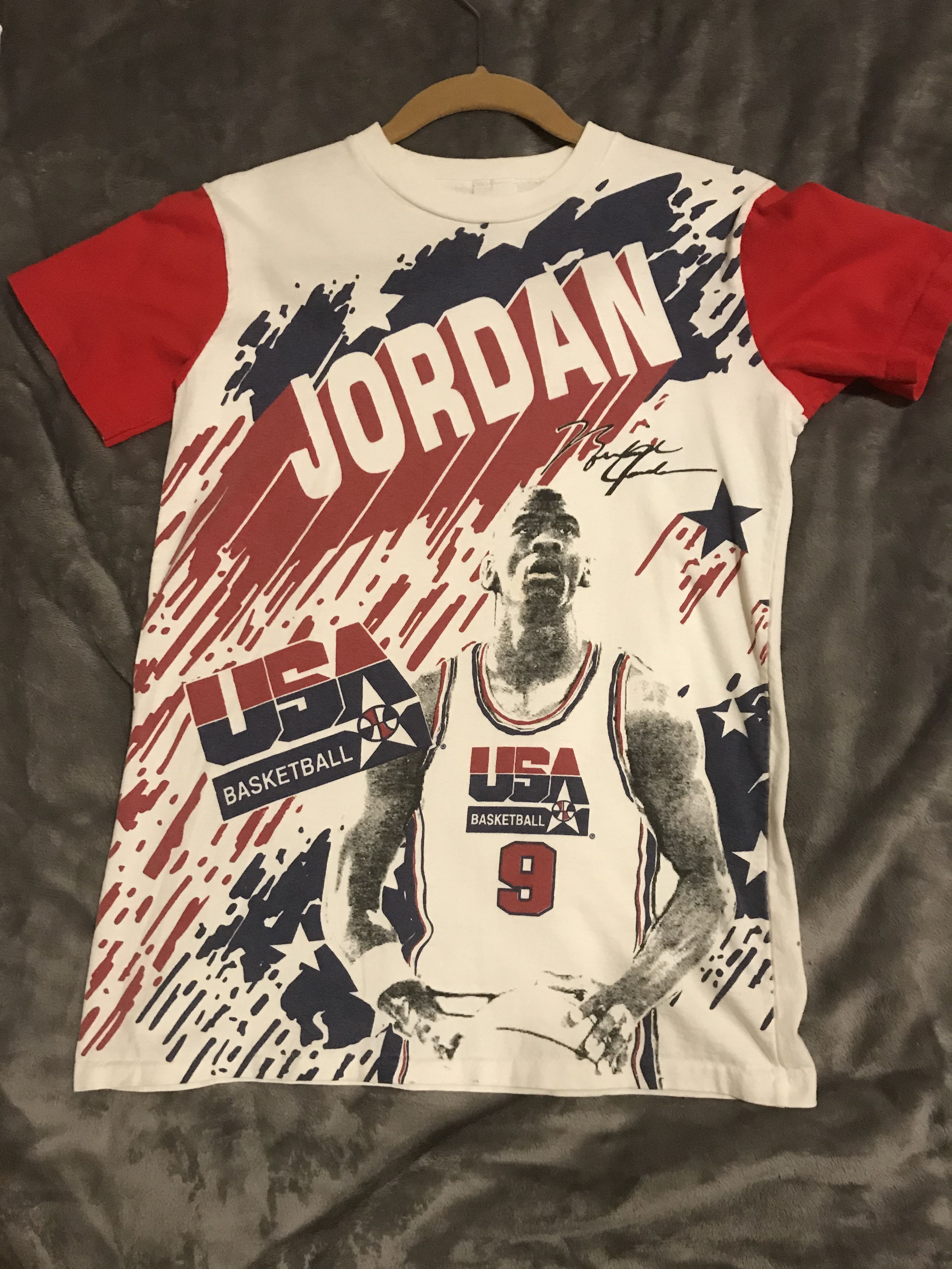 Vintage Michael Jordan Single Stitch USA Basketball Tee