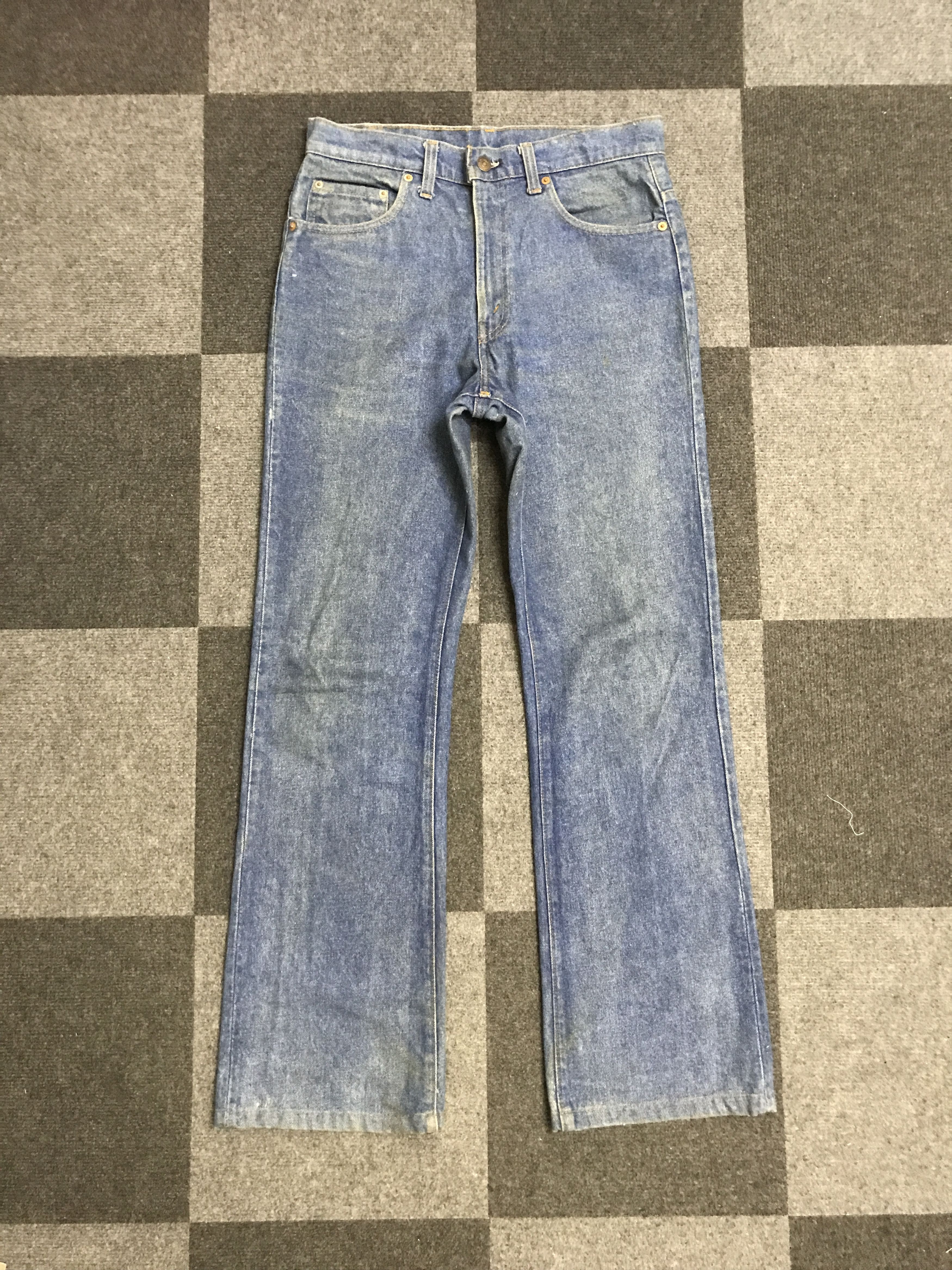 Levi's VL184-Vintage Rare Levis 517 Flare Blue Jeans Size US 30 / EU 46 - 1 Thumbnail
