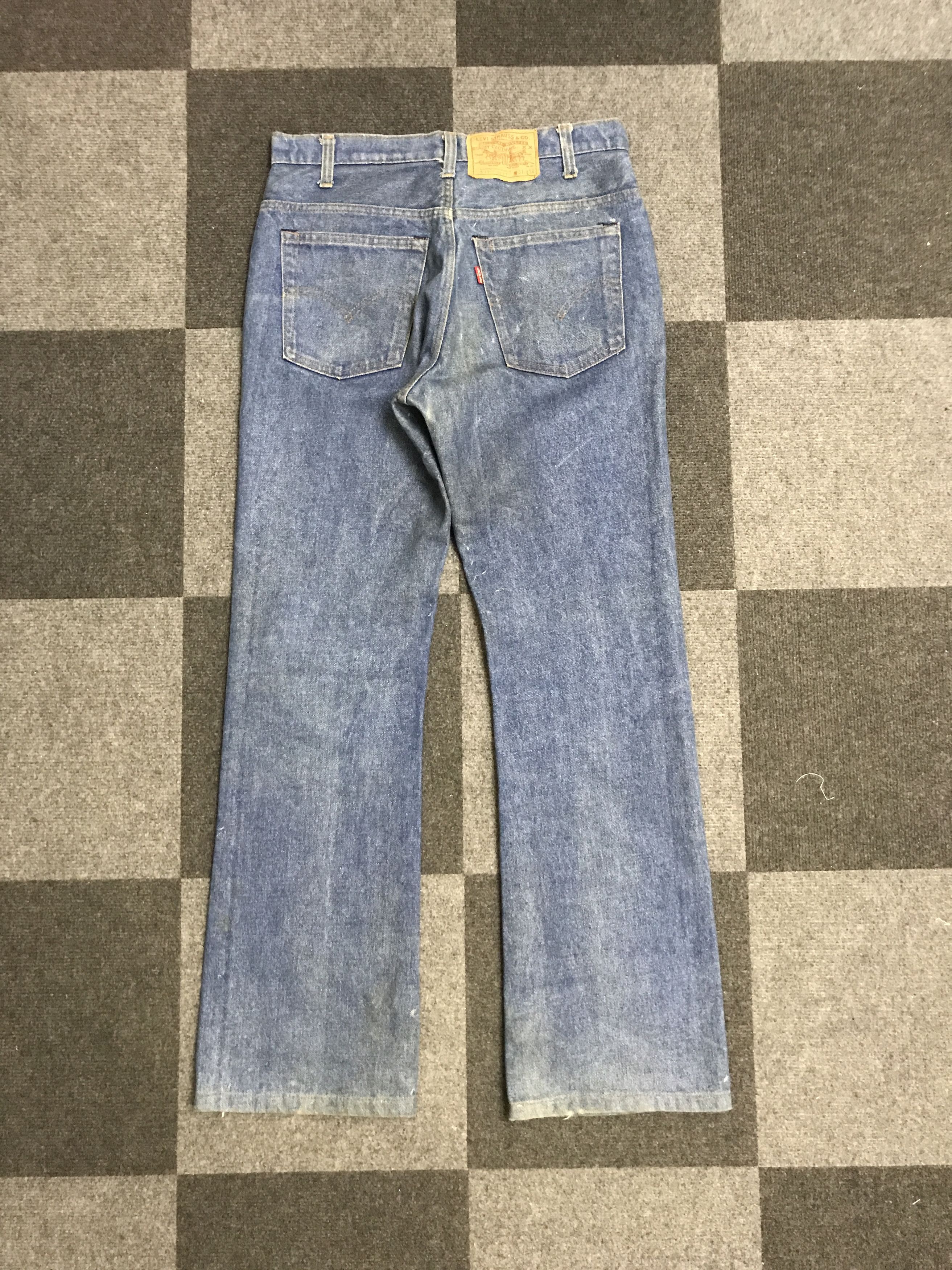 Levi's VL184-Vintage Rare Levis 517 Flare Blue Jeans Size US 30 / EU 46 - 8 Thumbnail