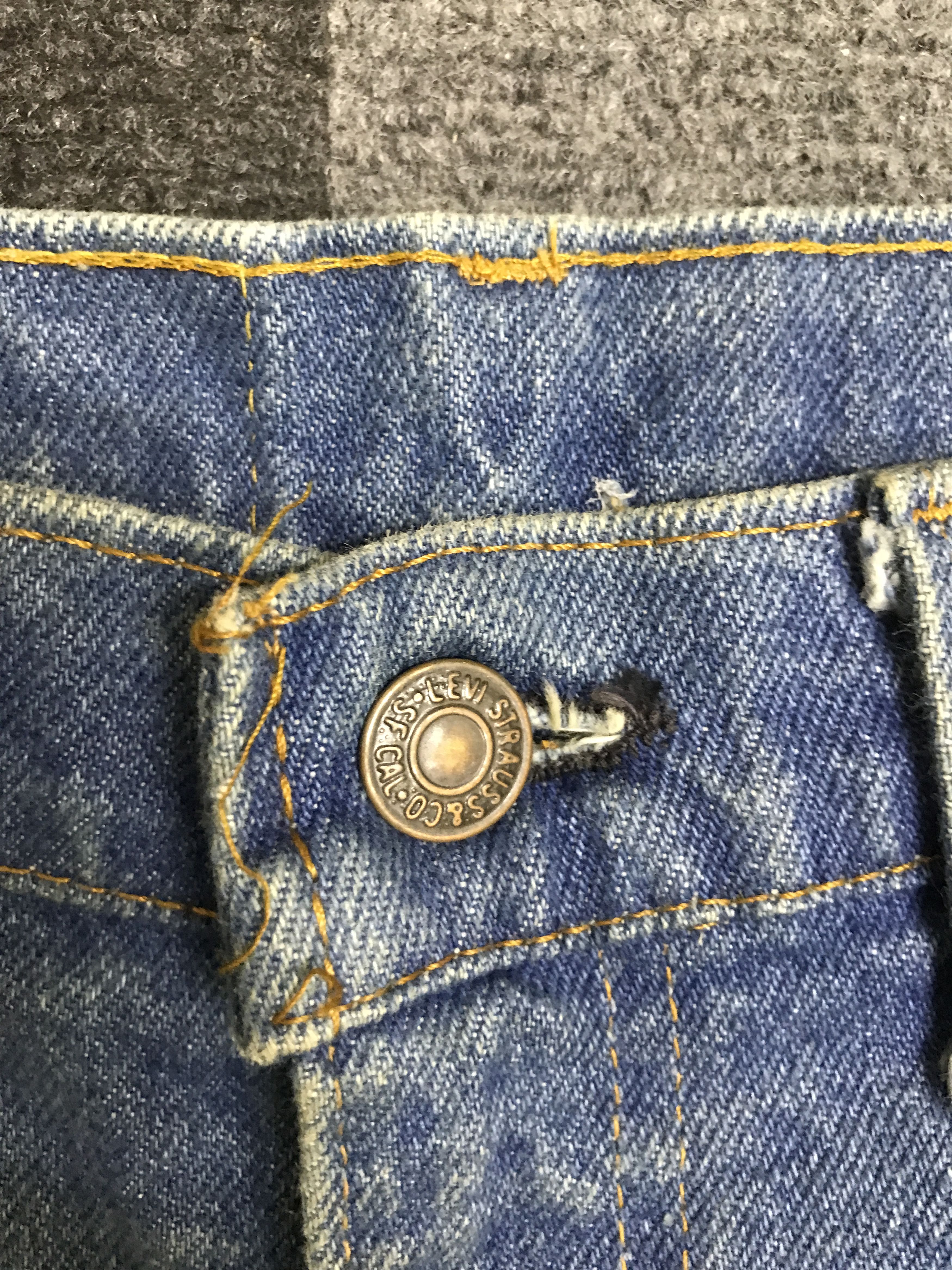 Levi's VL184-Vintage Rare Levis 517 Flare Blue Jeans Size US 30 / EU 46 - 5 Thumbnail