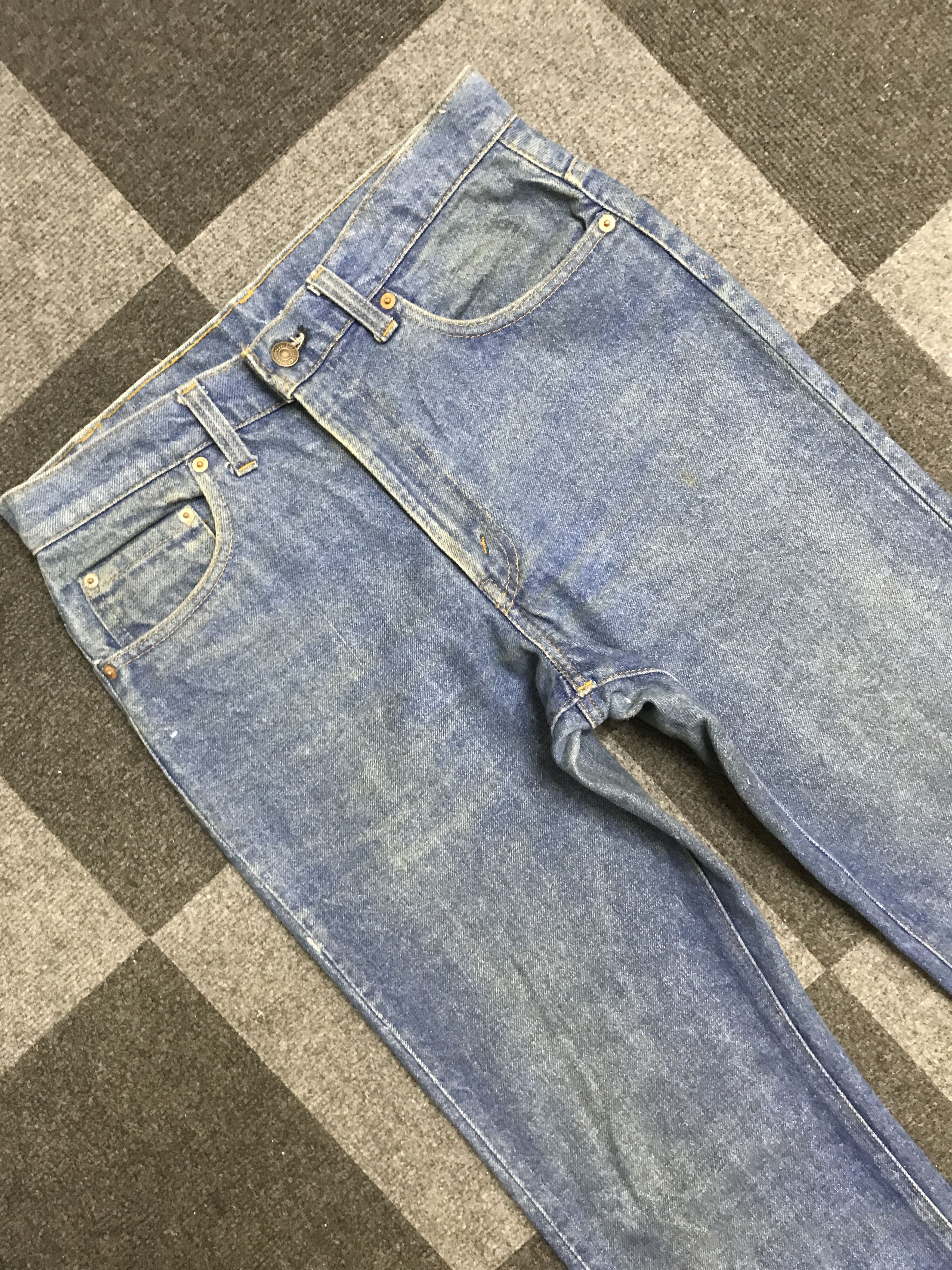 Levi's VL184-Vintage Rare Levis 517 Flare Blue Jeans Size US 30 / EU 46 - 2 Thumbnail