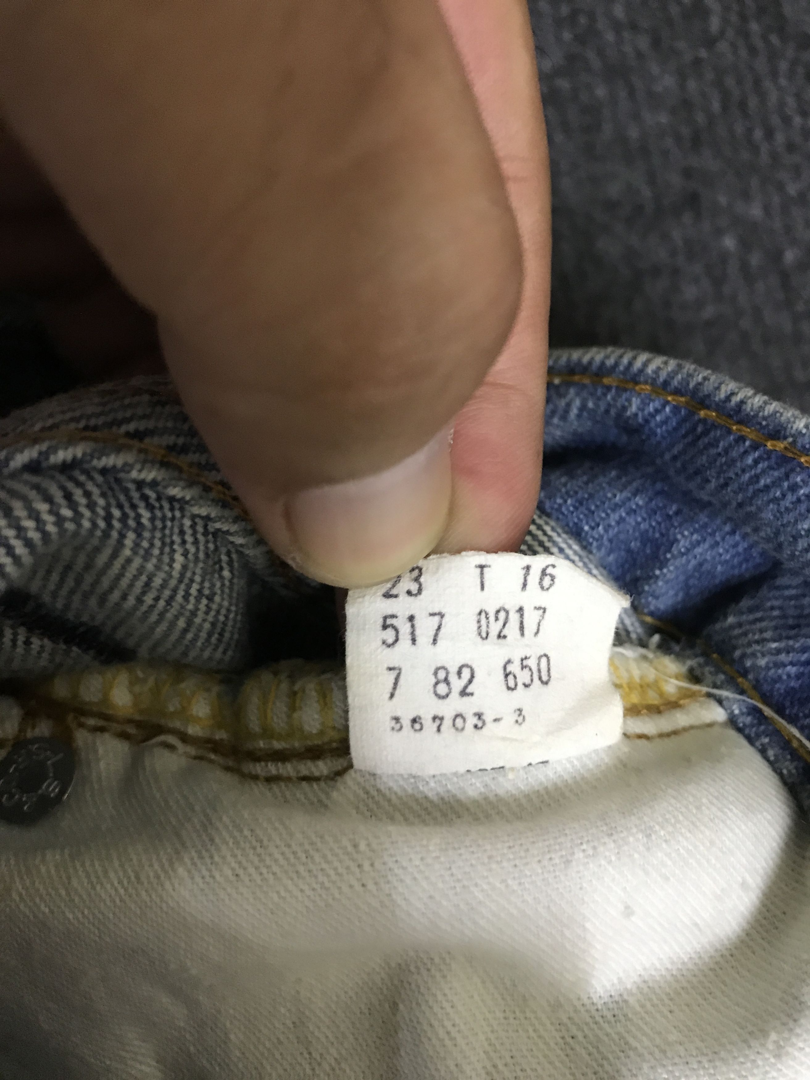 Levi's VL184-Vintage Rare Levis 517 Flare Blue Jeans Size US 30 / EU 46 - 15 Thumbnail