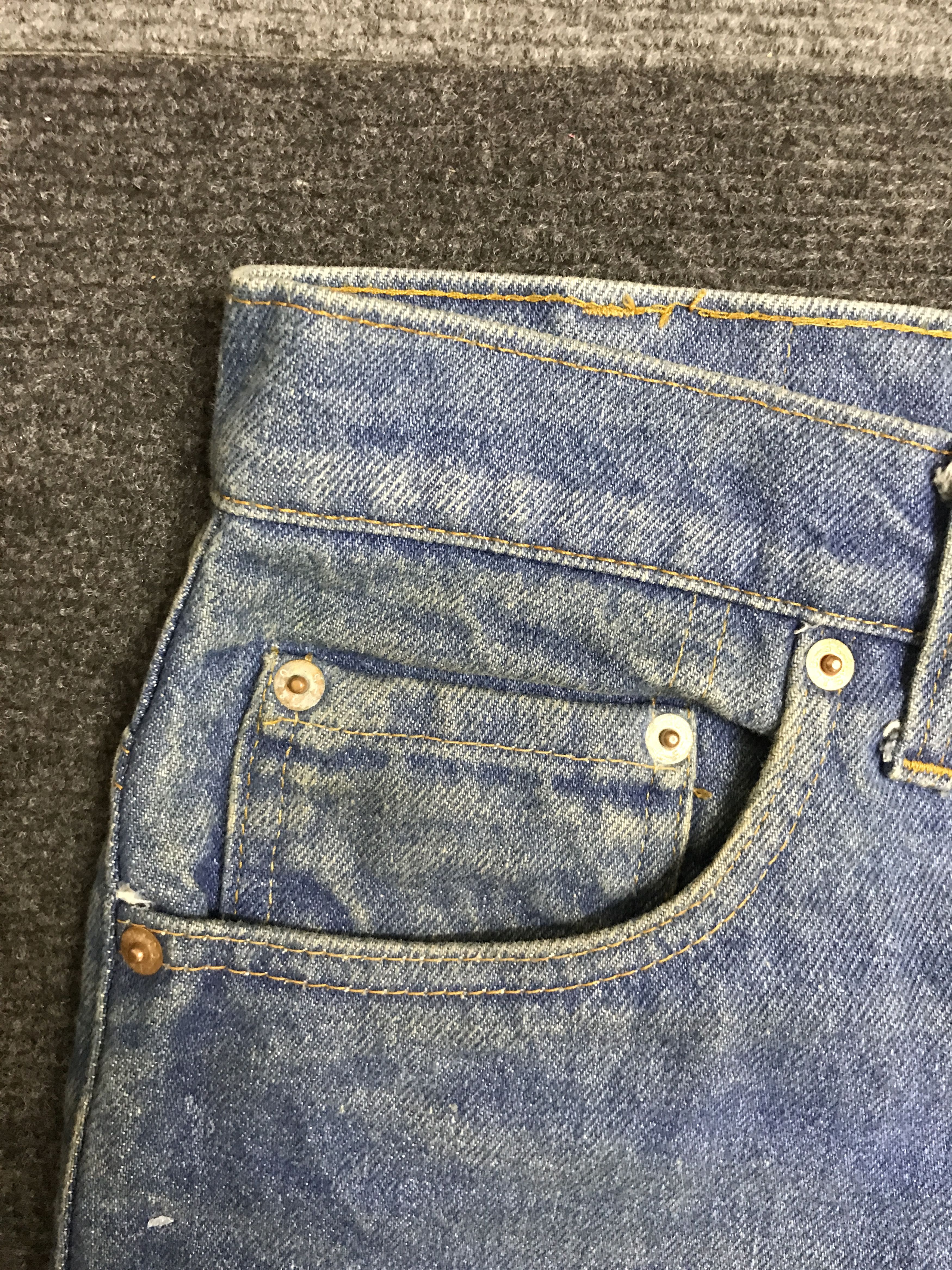 Levi's VL184-Vintage Rare Levis 517 Flare Blue Jeans Size US 30 / EU 46 - 7 Thumbnail