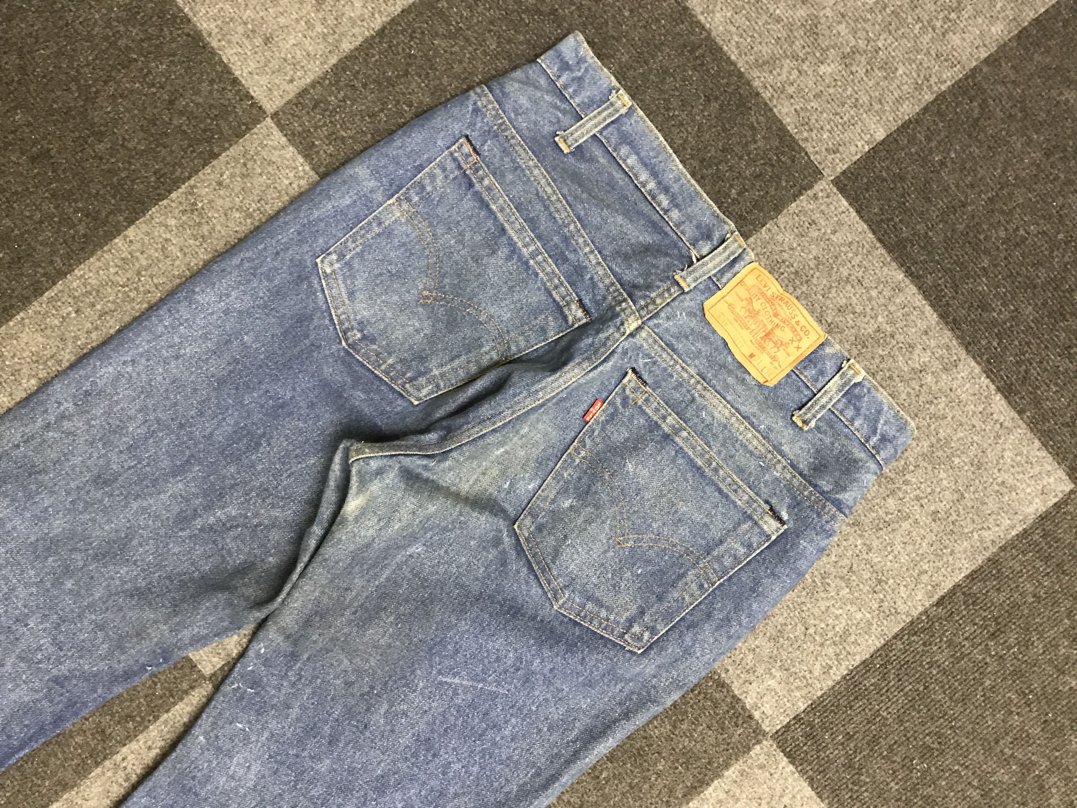 Levi's VL184-Vintage Rare Levis 517 Flare Blue Jeans Size US 30 / EU 46 - 9 Thumbnail