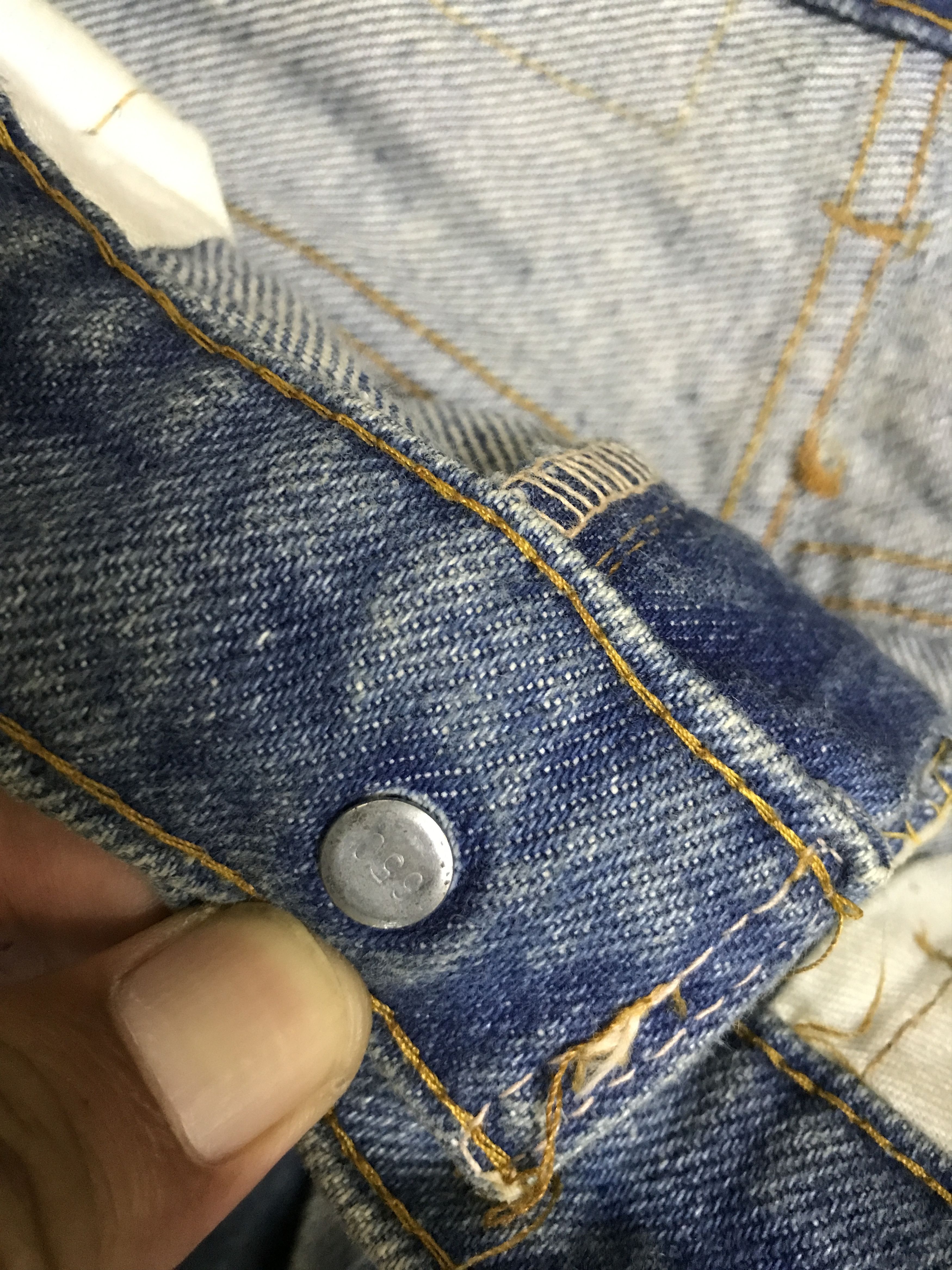Levi's VL184-Vintage Rare Levis 517 Flare Blue Jeans Size US 30 / EU 46 - 6 Thumbnail