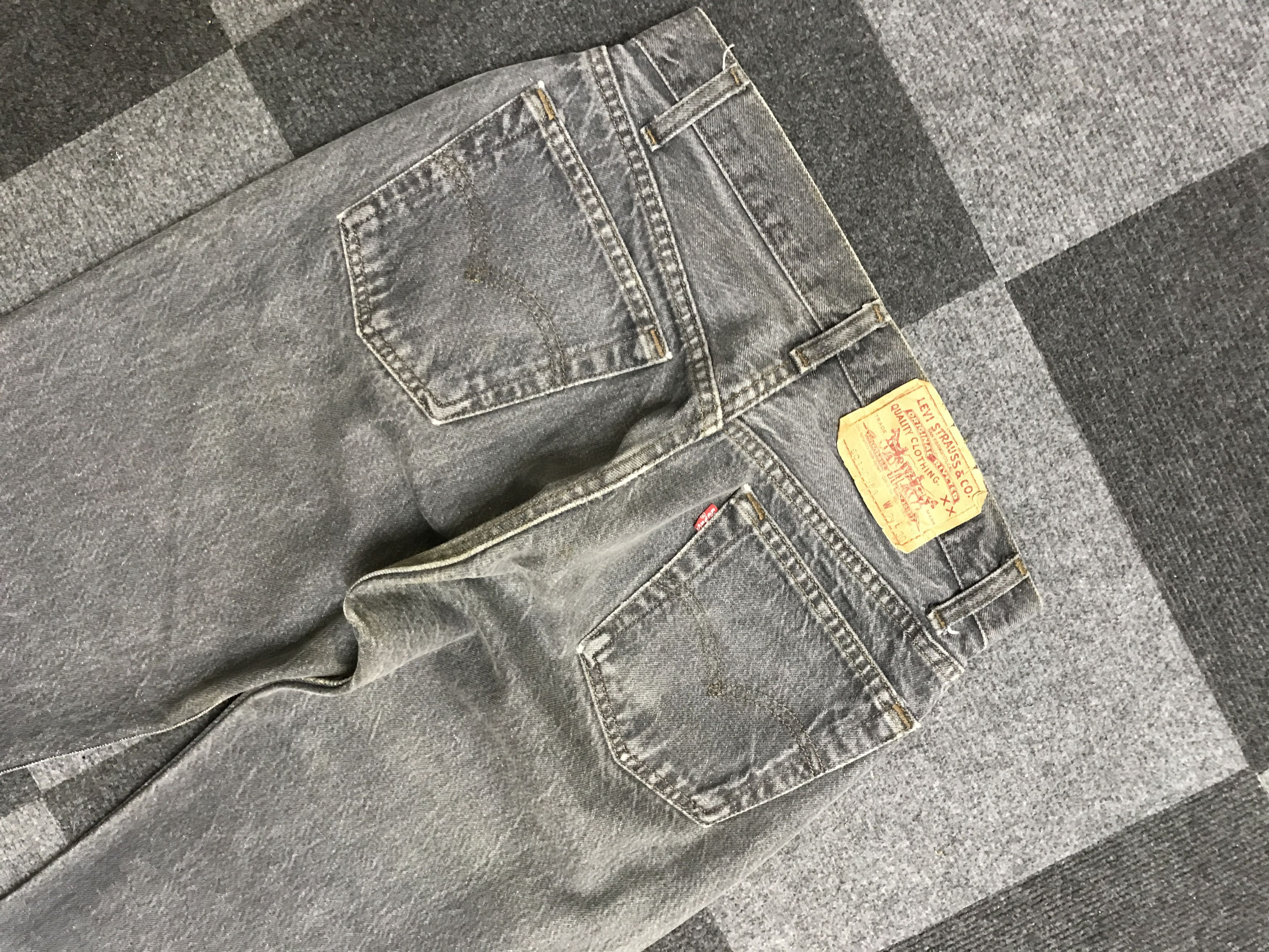 Levi's × Vintage VL185-Vintage Levis 501 Black Wash Jeans Size US 28 / EU 44 - 8 Thumbnail