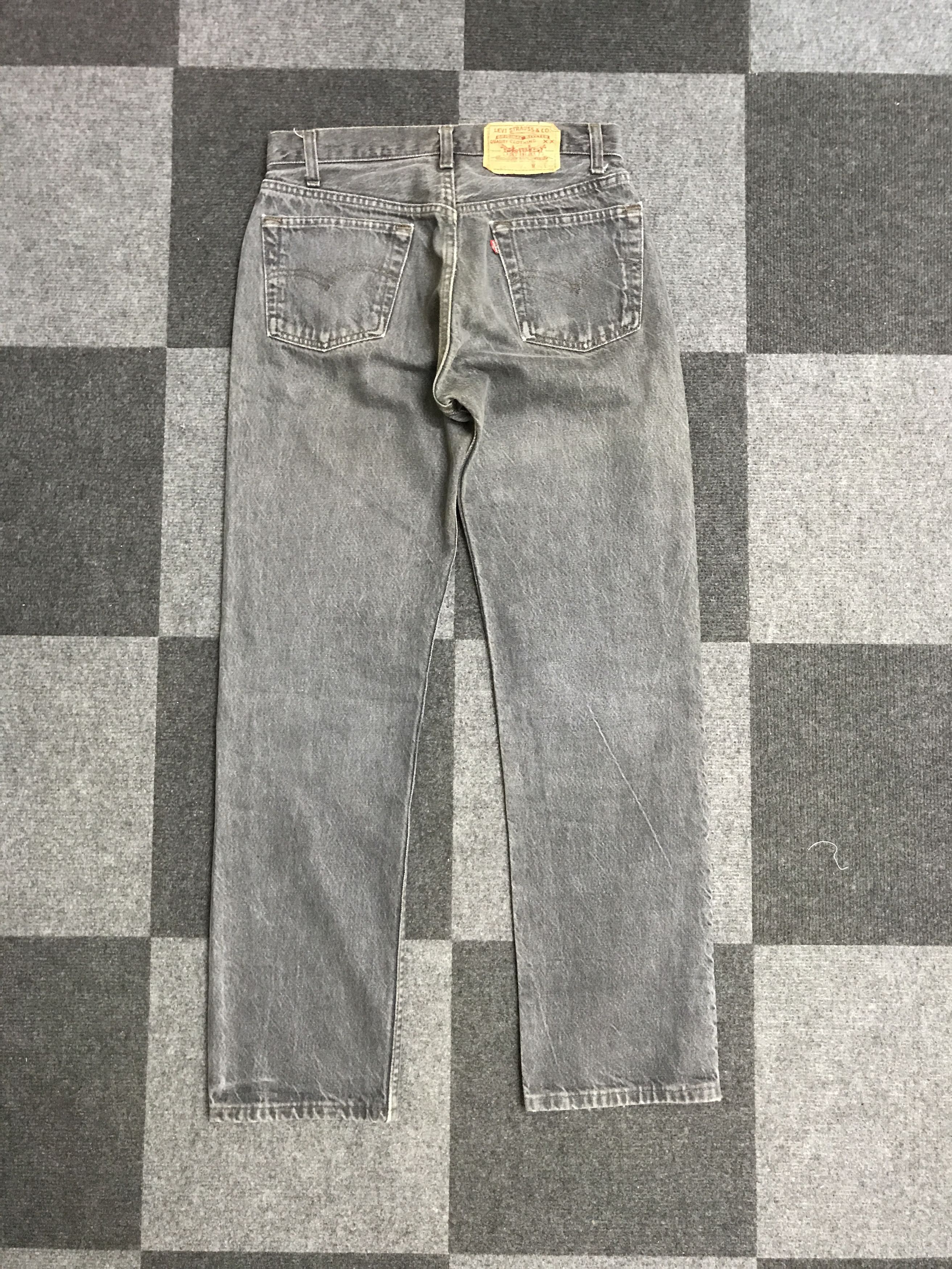 Levi's × Vintage VL185-Vintage Levis 501 Black Wash Jeans Size US 28 / EU 44 - 7 Thumbnail