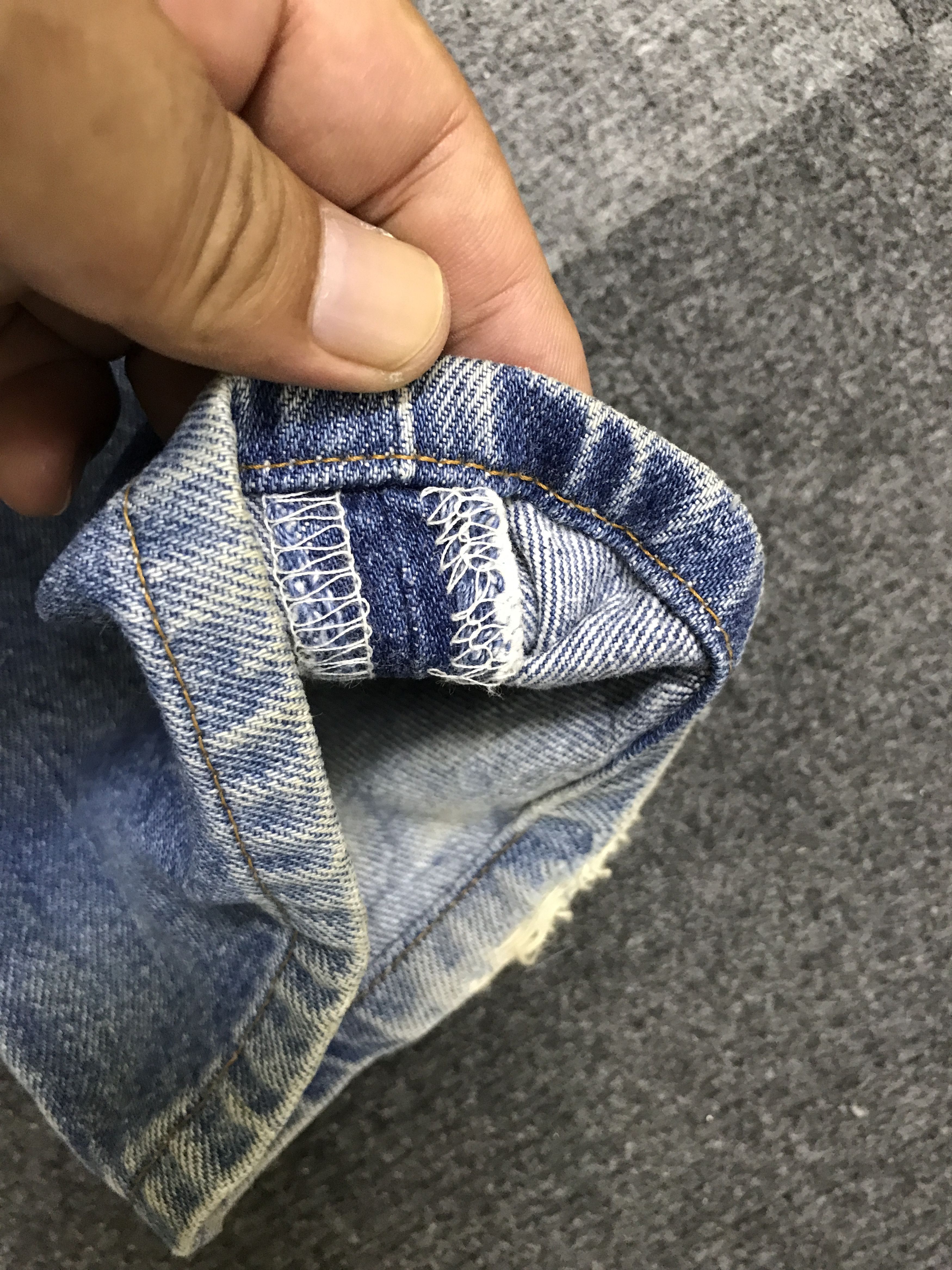 Levi's × Vintage VL186-Vintage Levis 501 Blue wash Jeans Size 29" - 6 Thumbnail