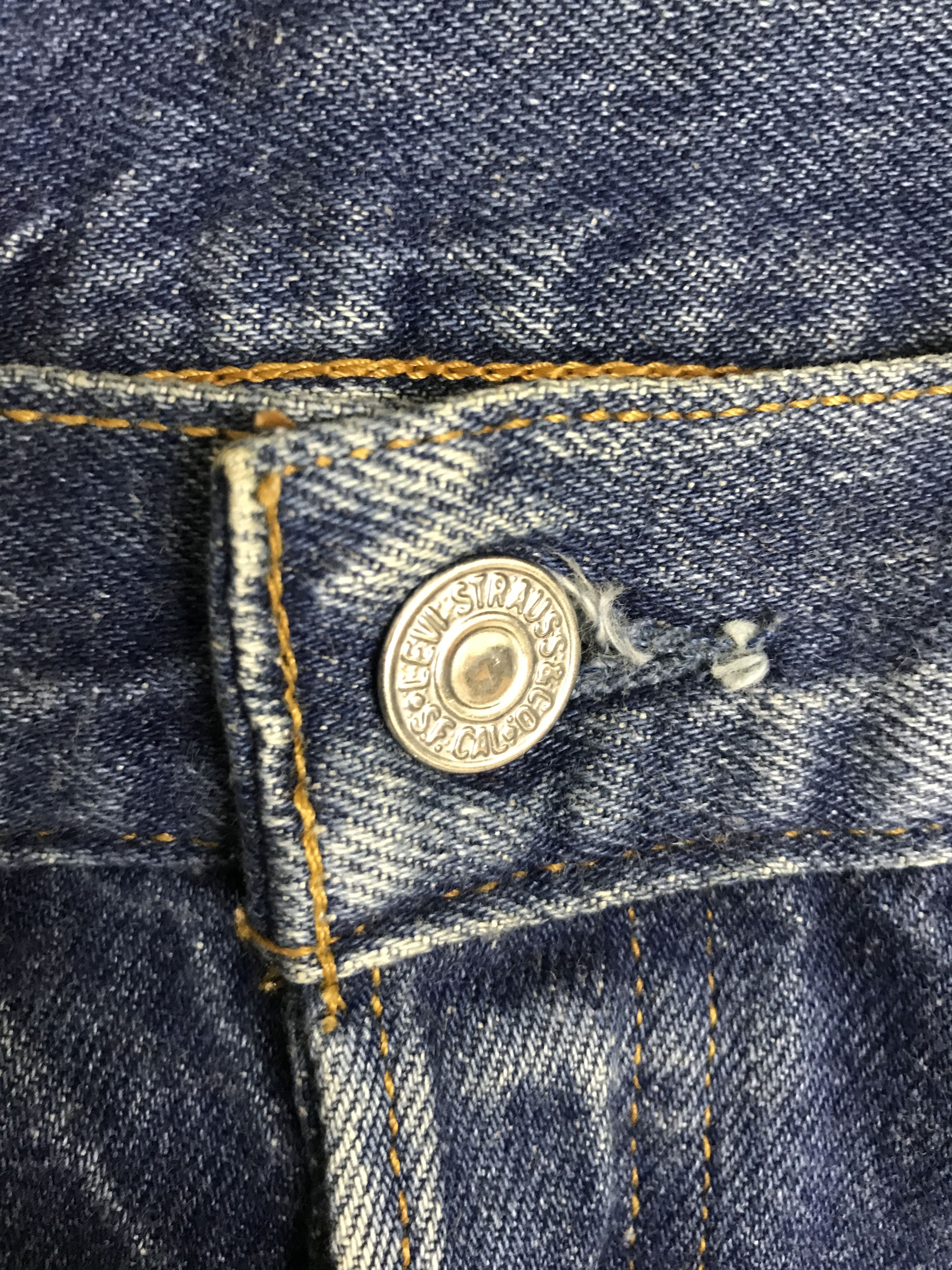 Levi's × Vintage VL186-Vintage Levis 501 Blue wash Jeans Size 29" - 7 Thumbnail