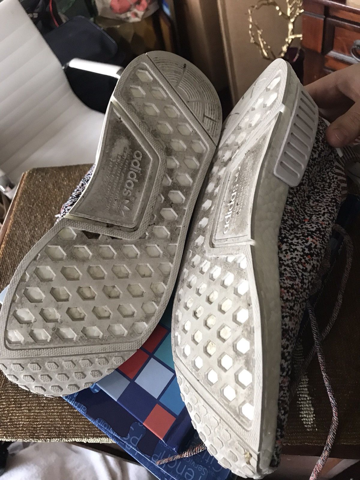 Adidas 2017 Adidas NMD Static "Rainbow" Size US 11 / EU 44 - 3 Thumbnail