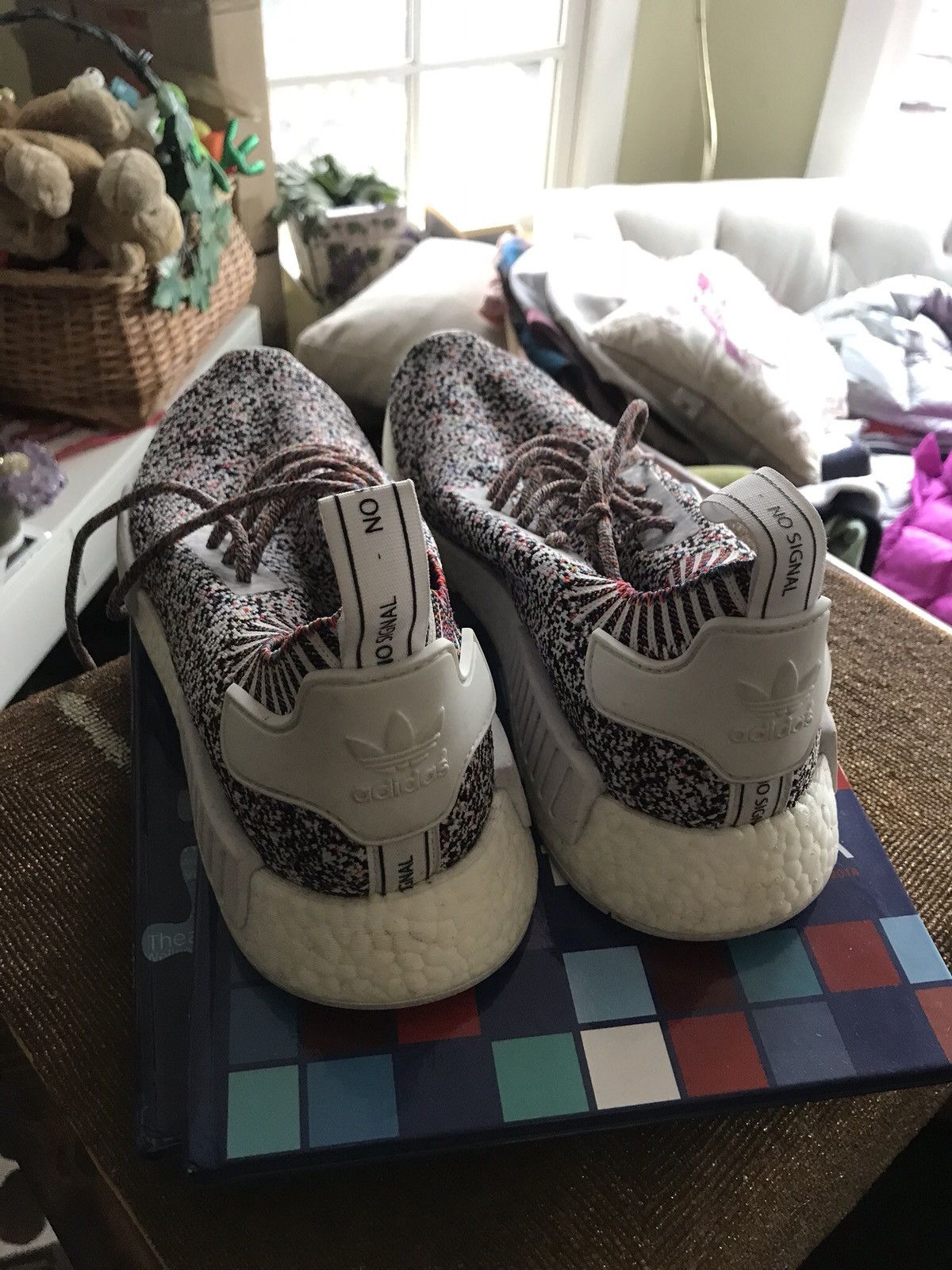 Adidas 2017 Adidas NMD Static "Rainbow" Size US 11 / EU 44 - 2 Thumbnail