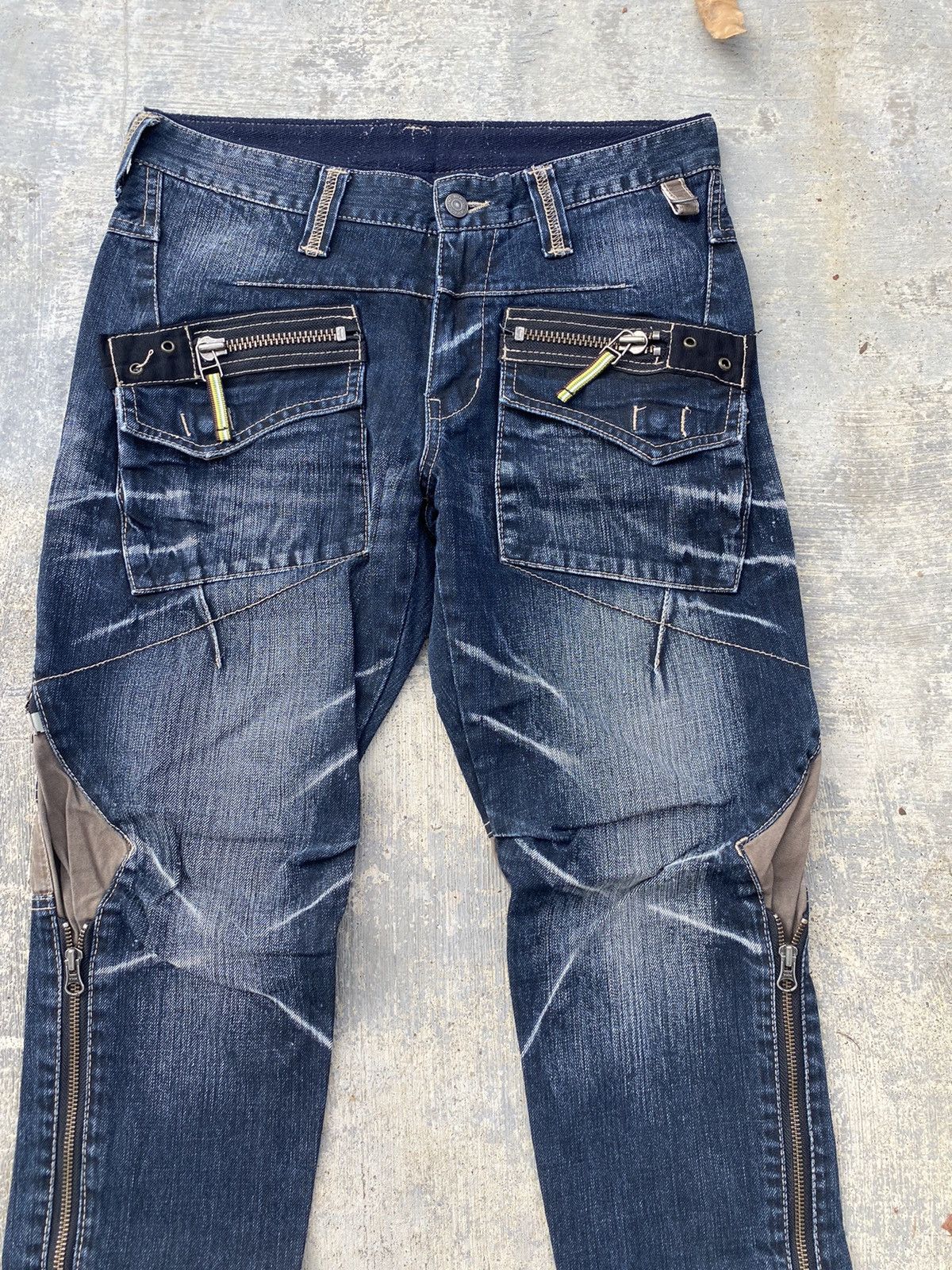 PPFM PPFM JAPAN PUNK BONDAGE COWBOY RAVE GRUNGE GORPCORE CARGO Size US 31 - 6 Thumbnail