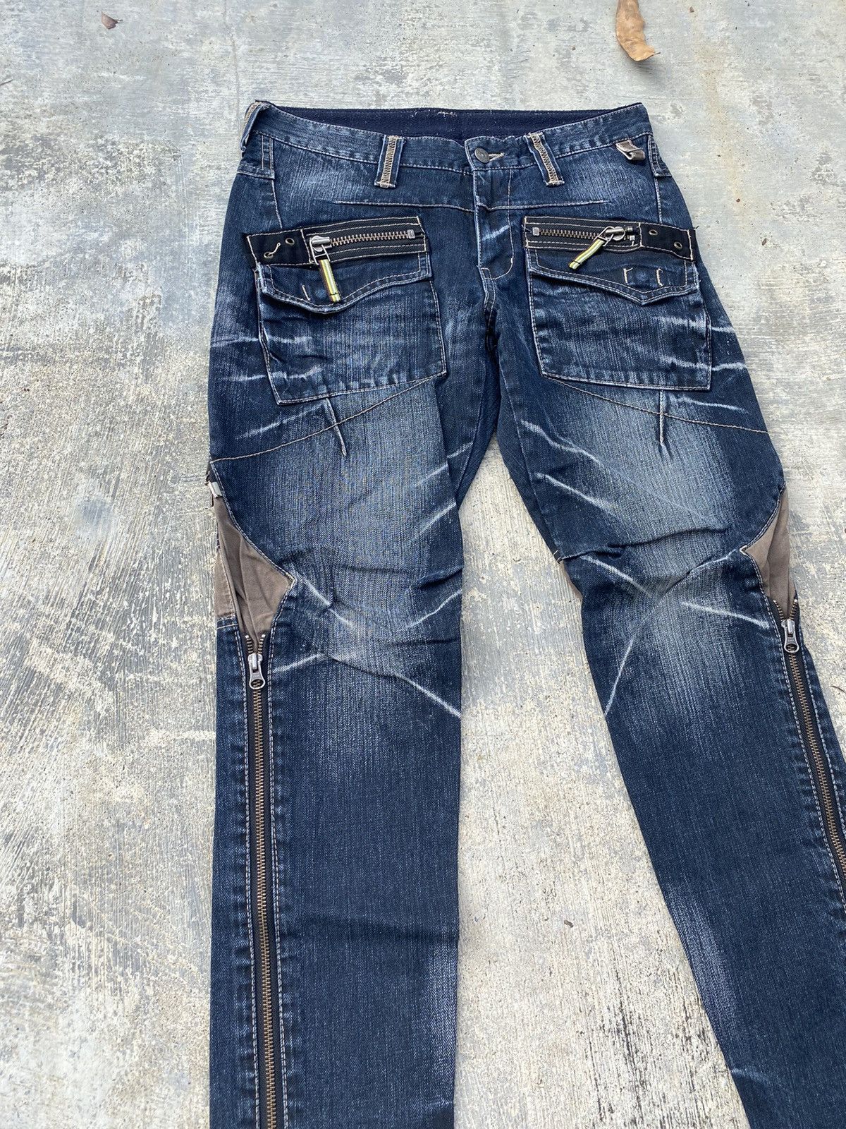 PPFM PPFM JAPAN PUNK BONDAGE COWBOY RAVE GRUNGE GORPCORE CARGO Size US 31 - 8 Thumbnail