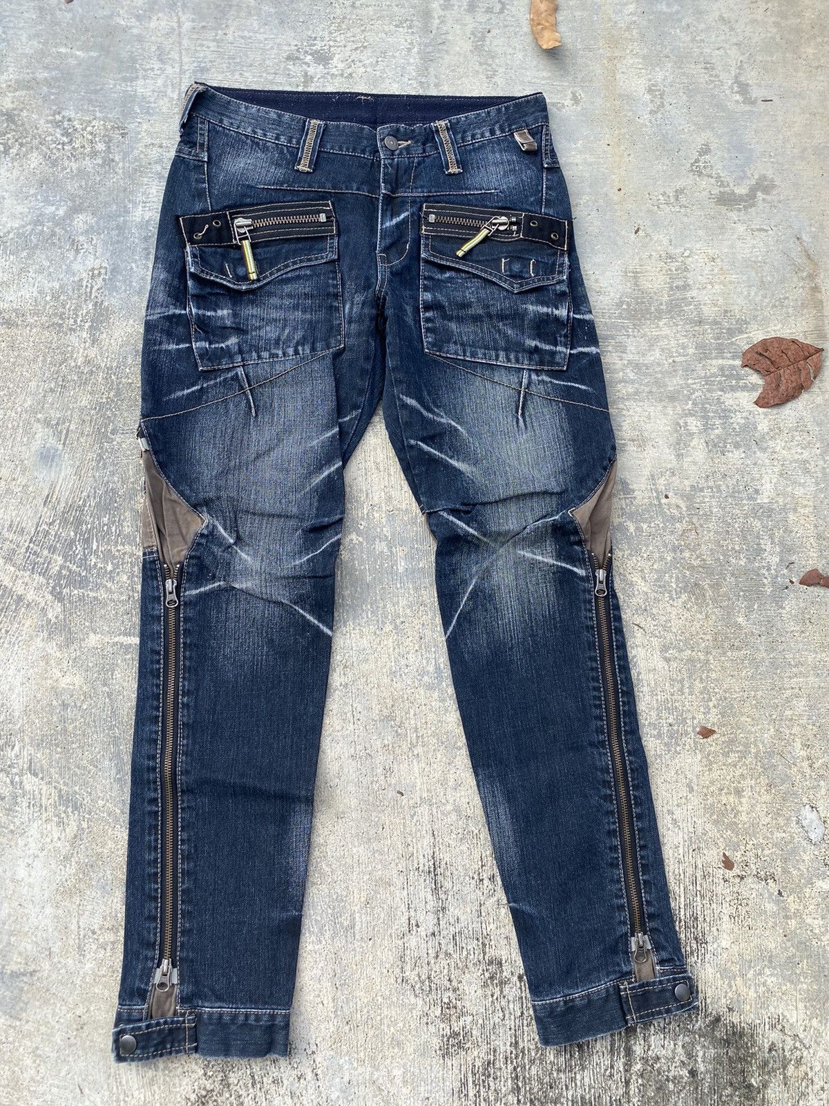 PPFM PPFM JAPAN PUNK BONDAGE COWBOY RAVE GRUNGE GORPCORE CARGO Size US 31 - 1 Thumbnail