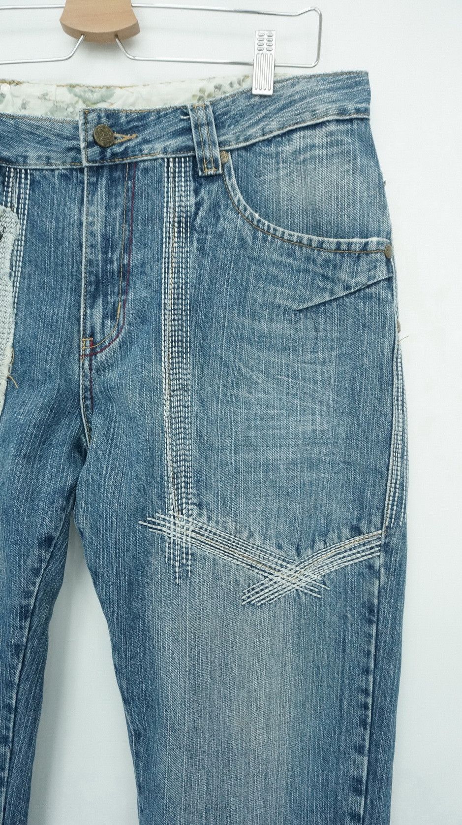 Artful Dodger 🔥ARTFUL DODGER Skull Jeans Inspired Number Nine Mastermind Size US 34 / EU 50 - 5 Thumbnail