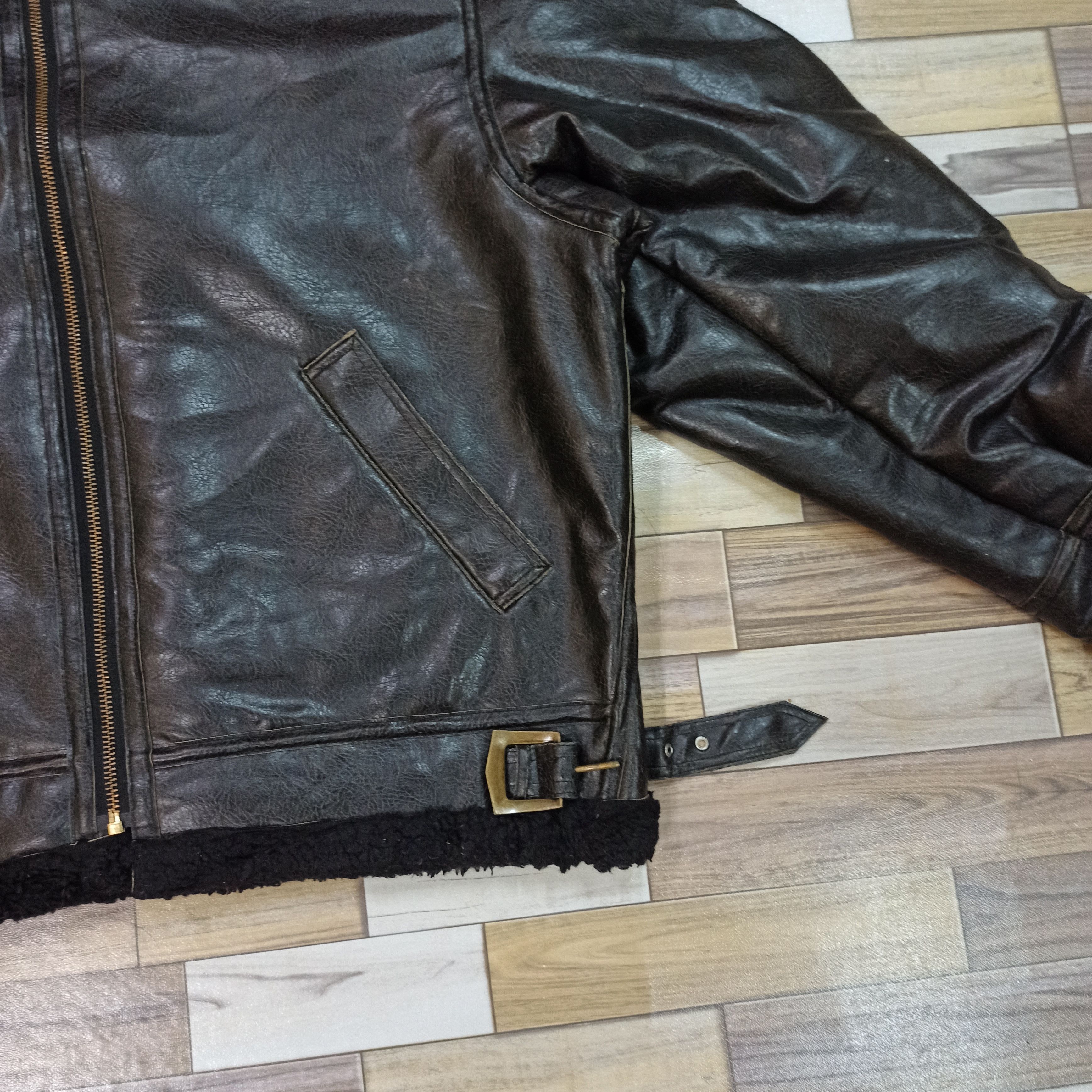 Japanese Brand Rare Leather Jacket Excursion From Japan LGB/KMrii Size US L / EU 52-54 / 3 - 6 Thumbnail