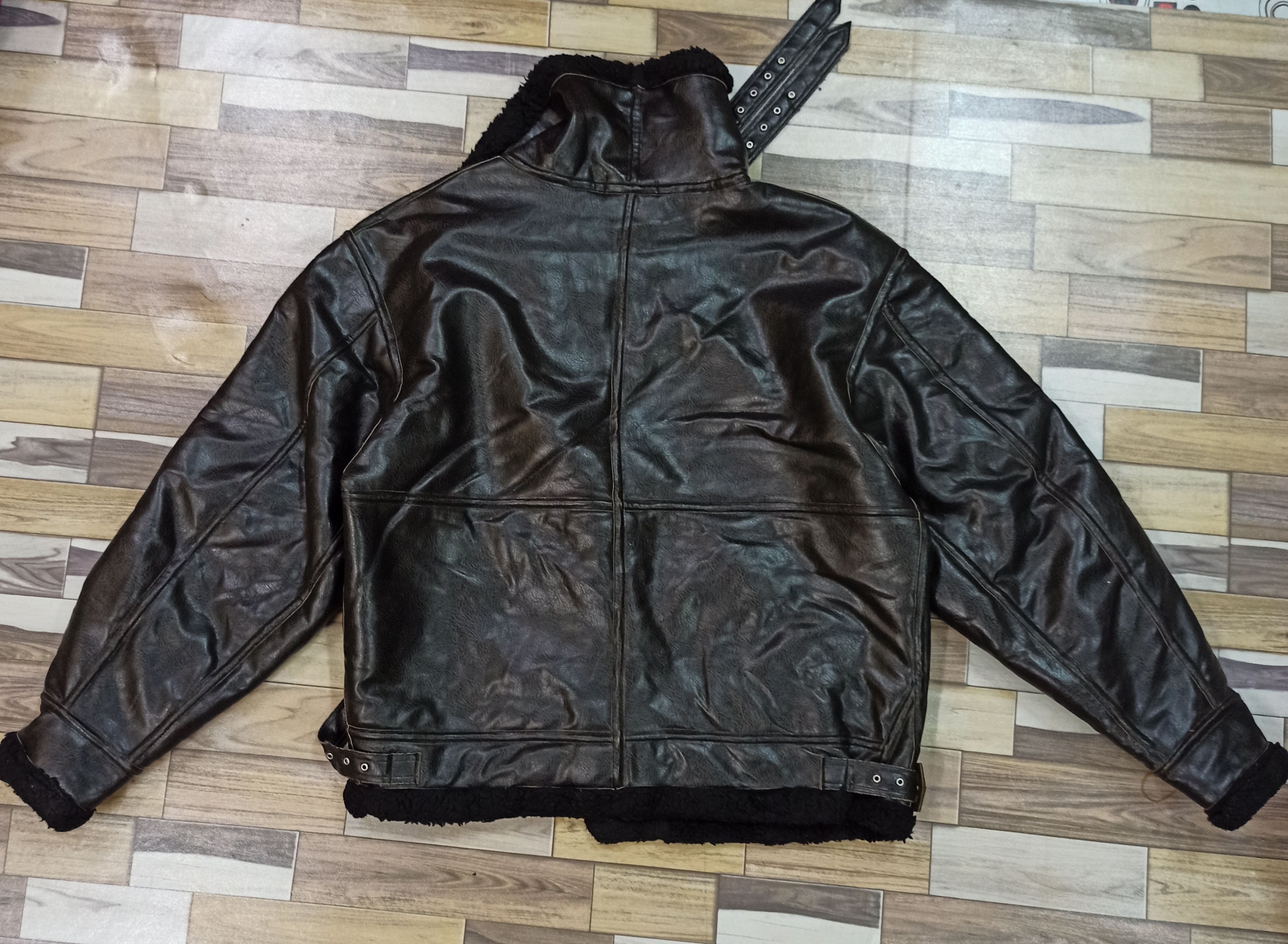 Japanese Brand Rare Leather Jacket Excursion From Japan LGB/KMrii Size US L / EU 52-54 / 3 - 11 Thumbnail