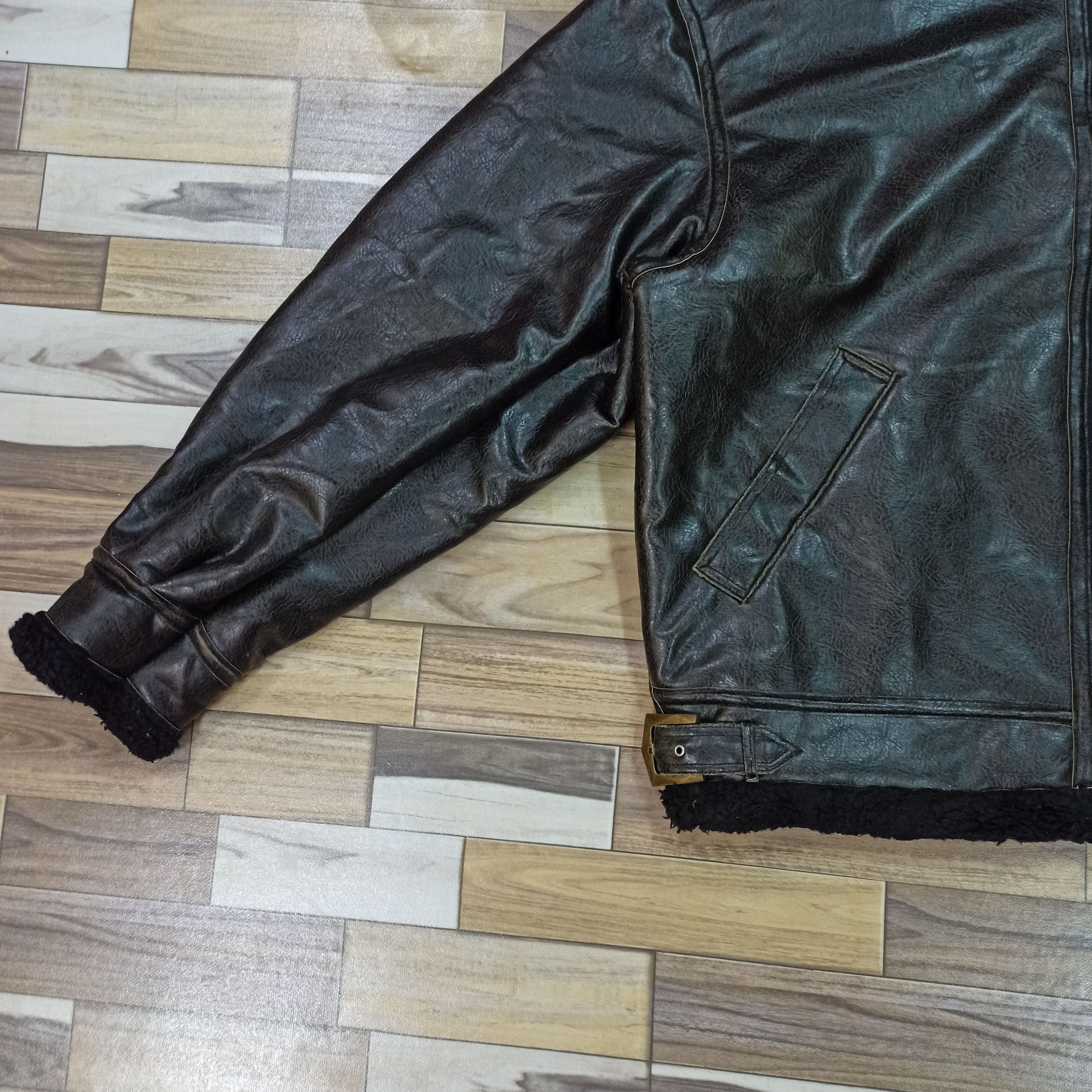 Japanese Brand Rare Leather Jacket Excursion From Japan LGB/KMrii Size US L / EU 52-54 / 3 - 5 Thumbnail